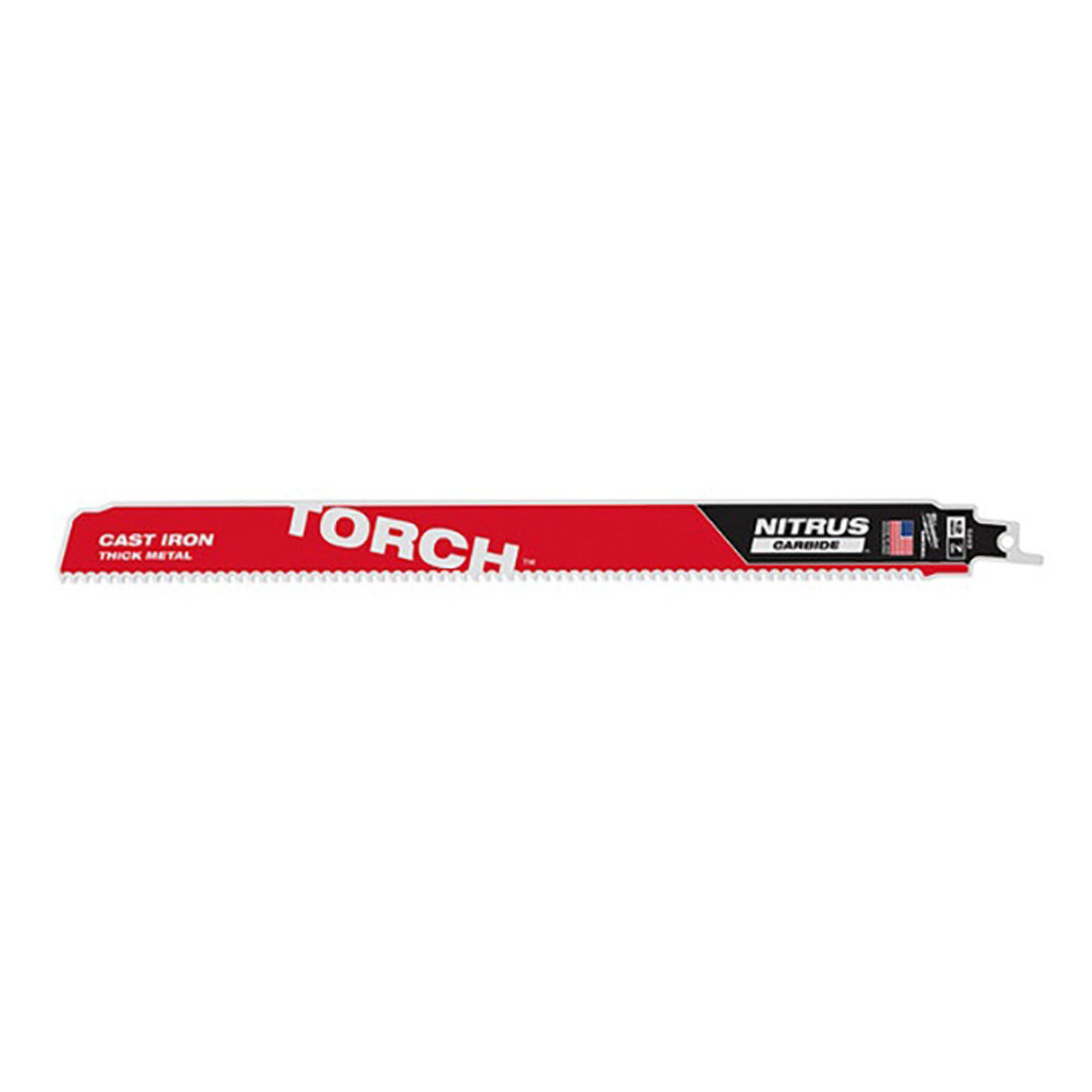 Lame de scie alternative Sawzall Torch Nitrus au carbure, 12'' X 7 TPI
