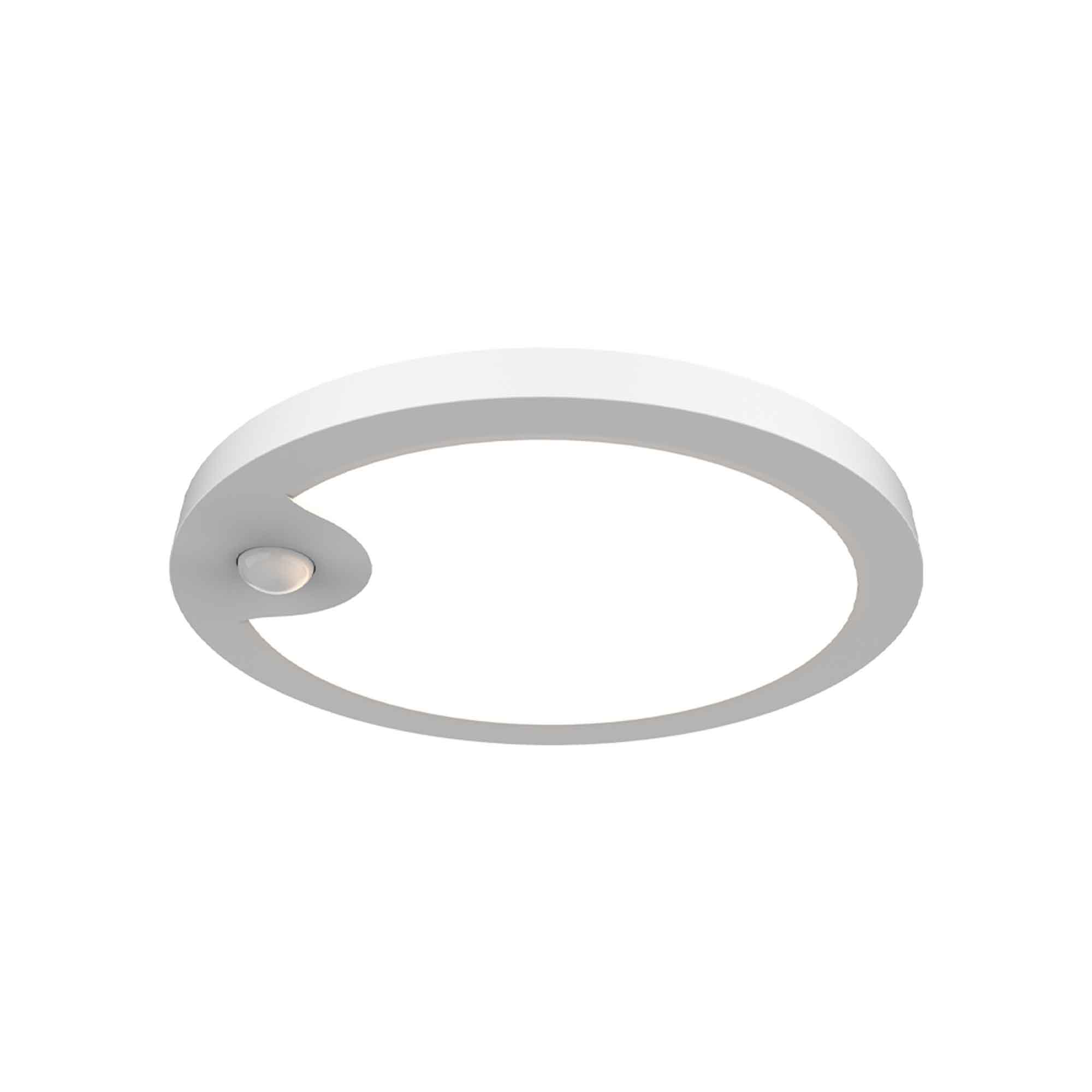 Plafonnier ultra mince pour placard avec DEL de 5" avec détecteur de mouvement, blanc