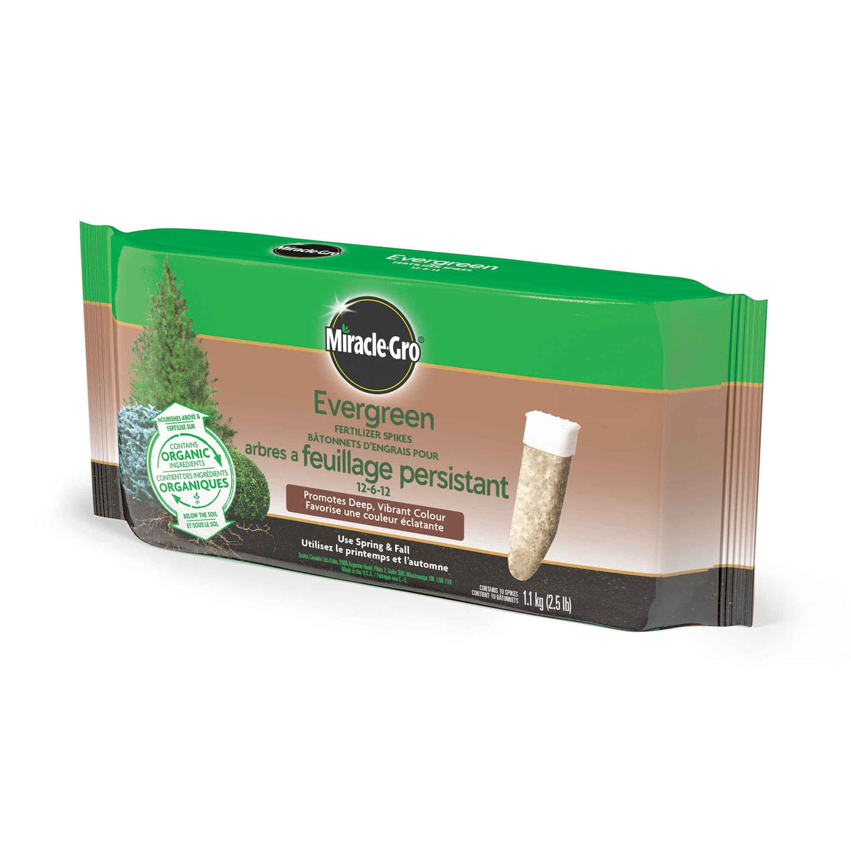 Bâtonnets d&#39;engrais pour conifères 12-6-12 Miracle-Gro, 1,1 kg