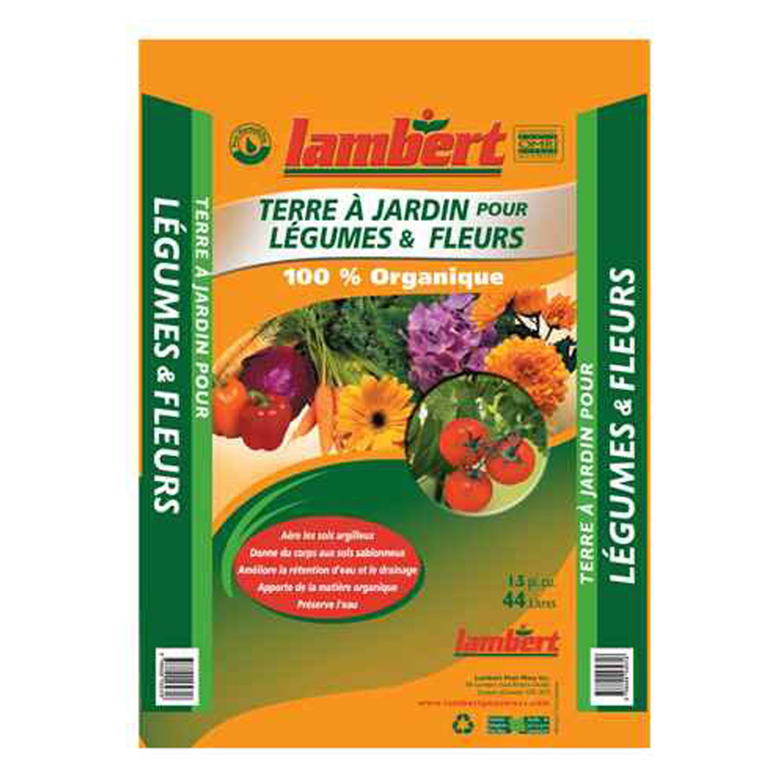 Terre à jardin, Légume et fleur, 44 litres