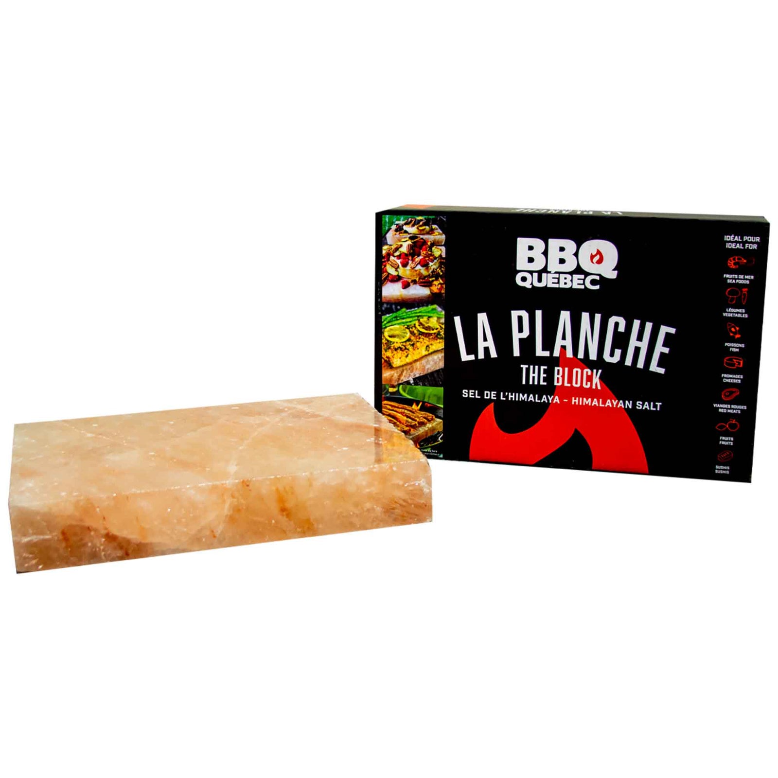 Planche de sel BBQ Québec