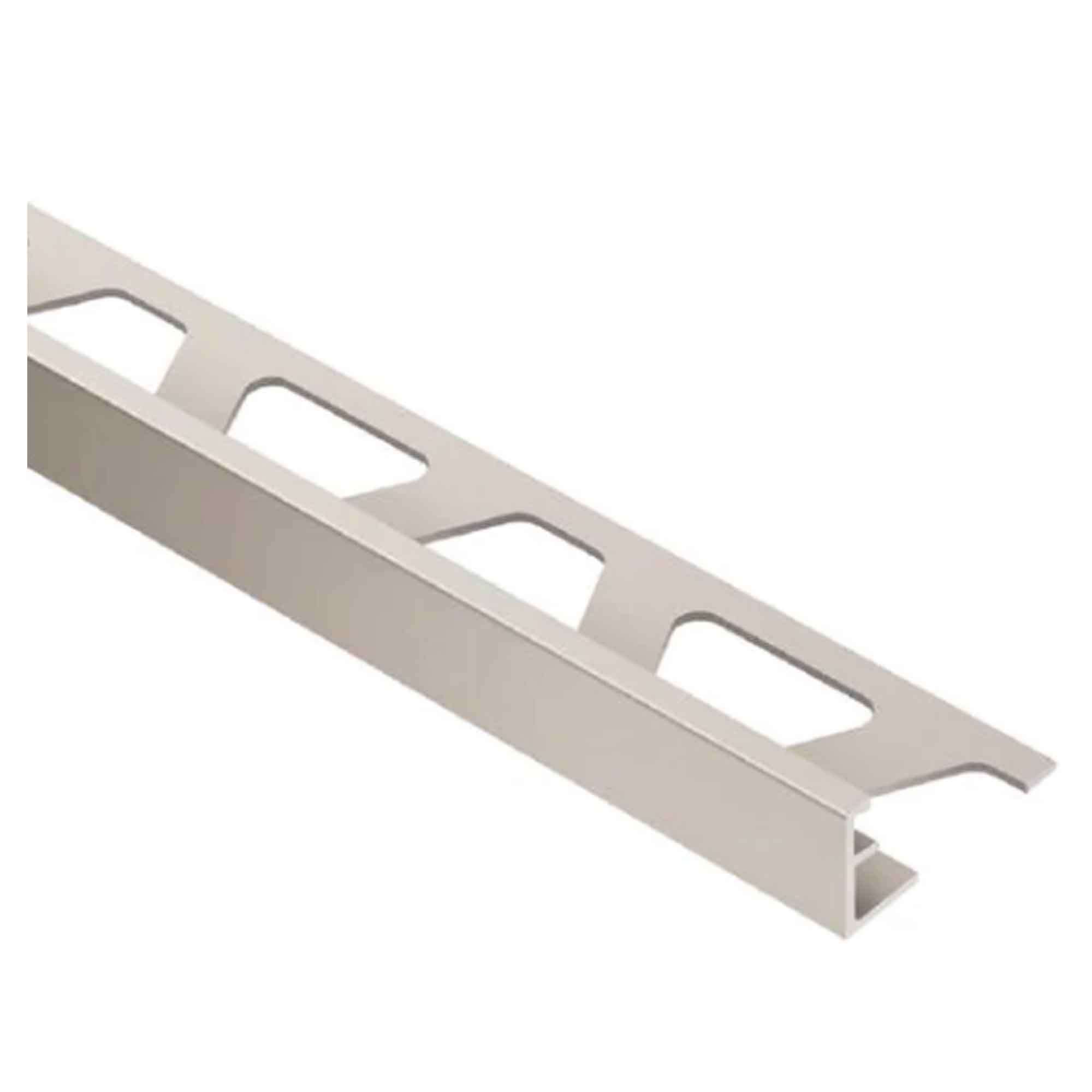 Moulure profilée de finition nickel anodisé, 1/4''