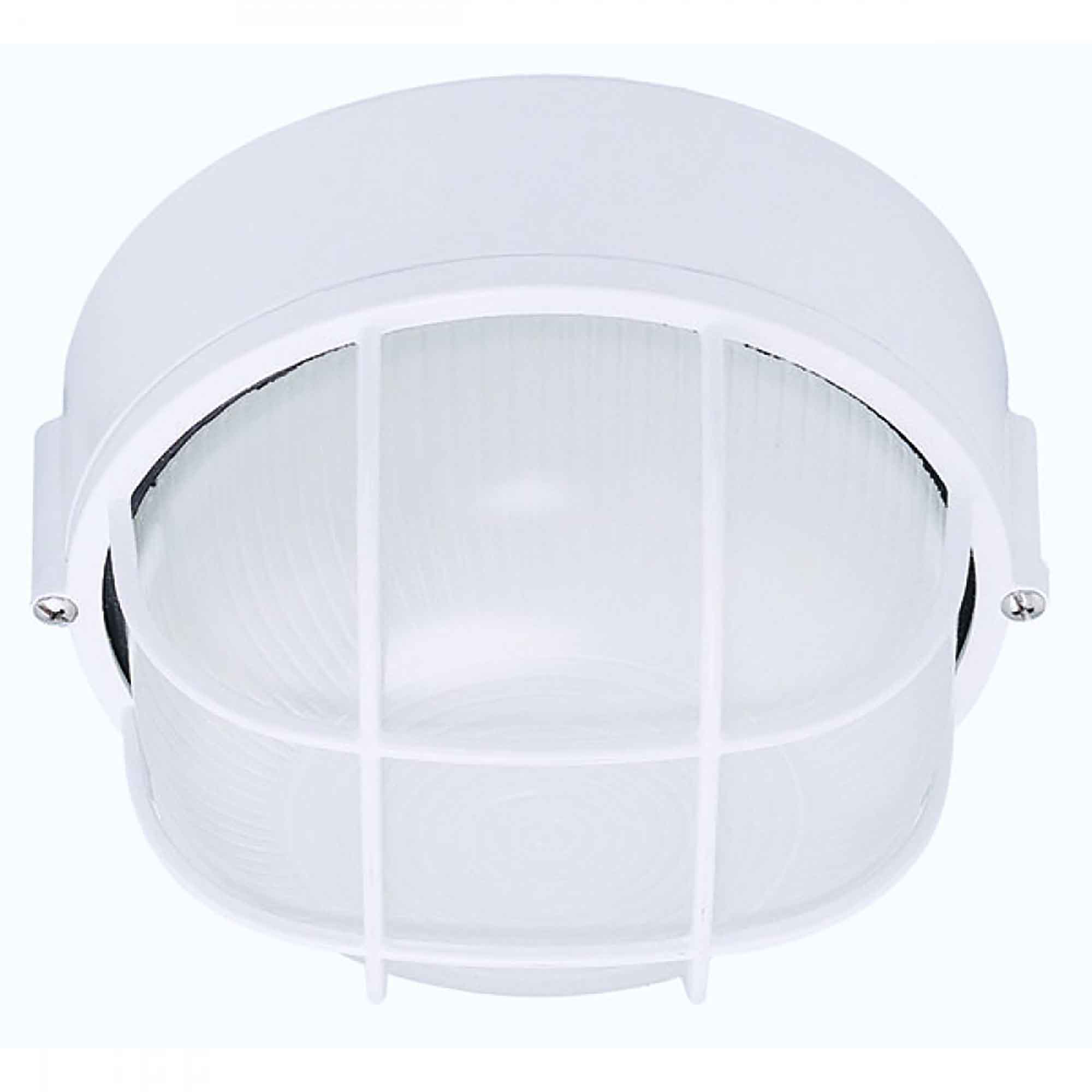 Luminaire marine ronde d'extérieur mural blanc