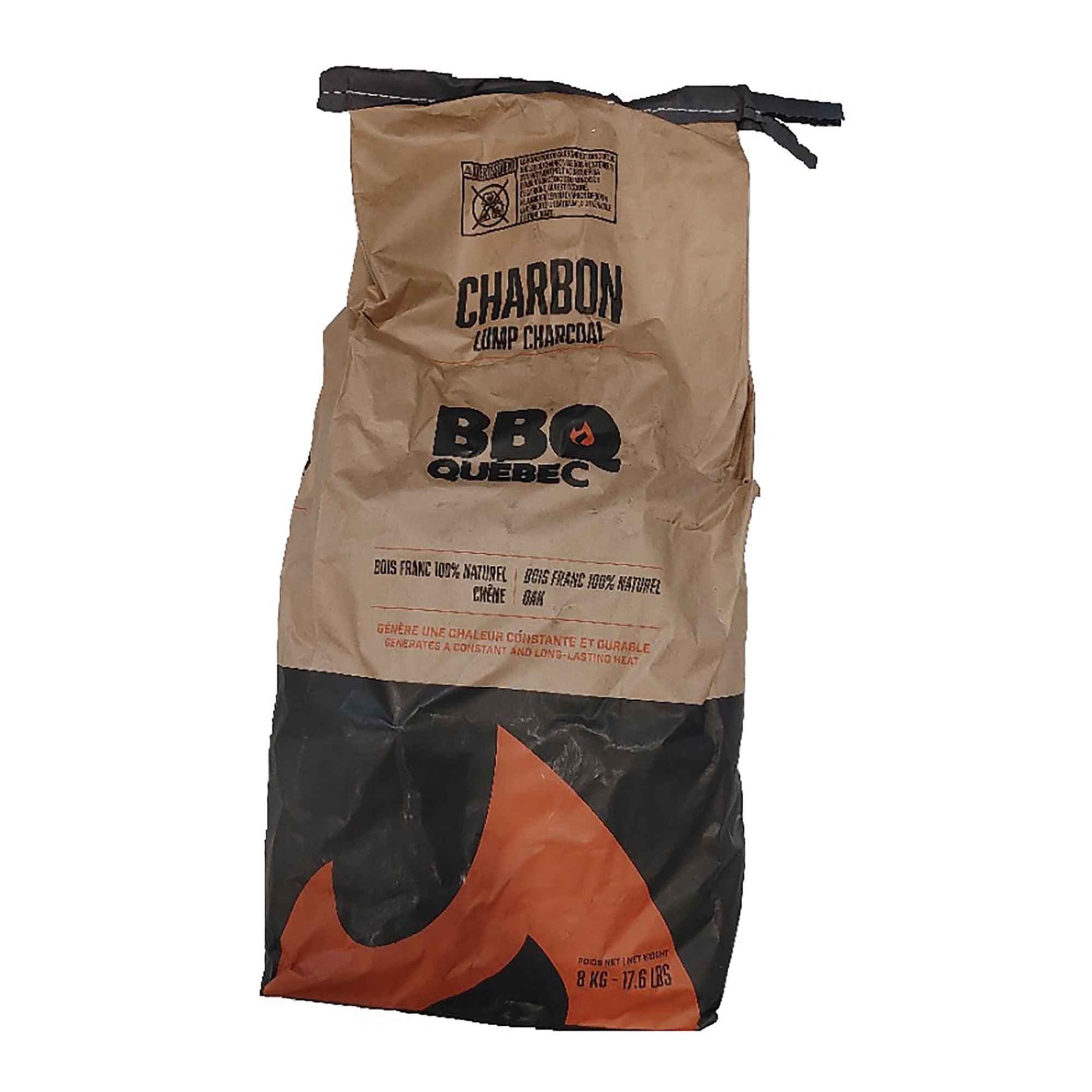 Briquette de charbon BBQ Québec, 4 kg