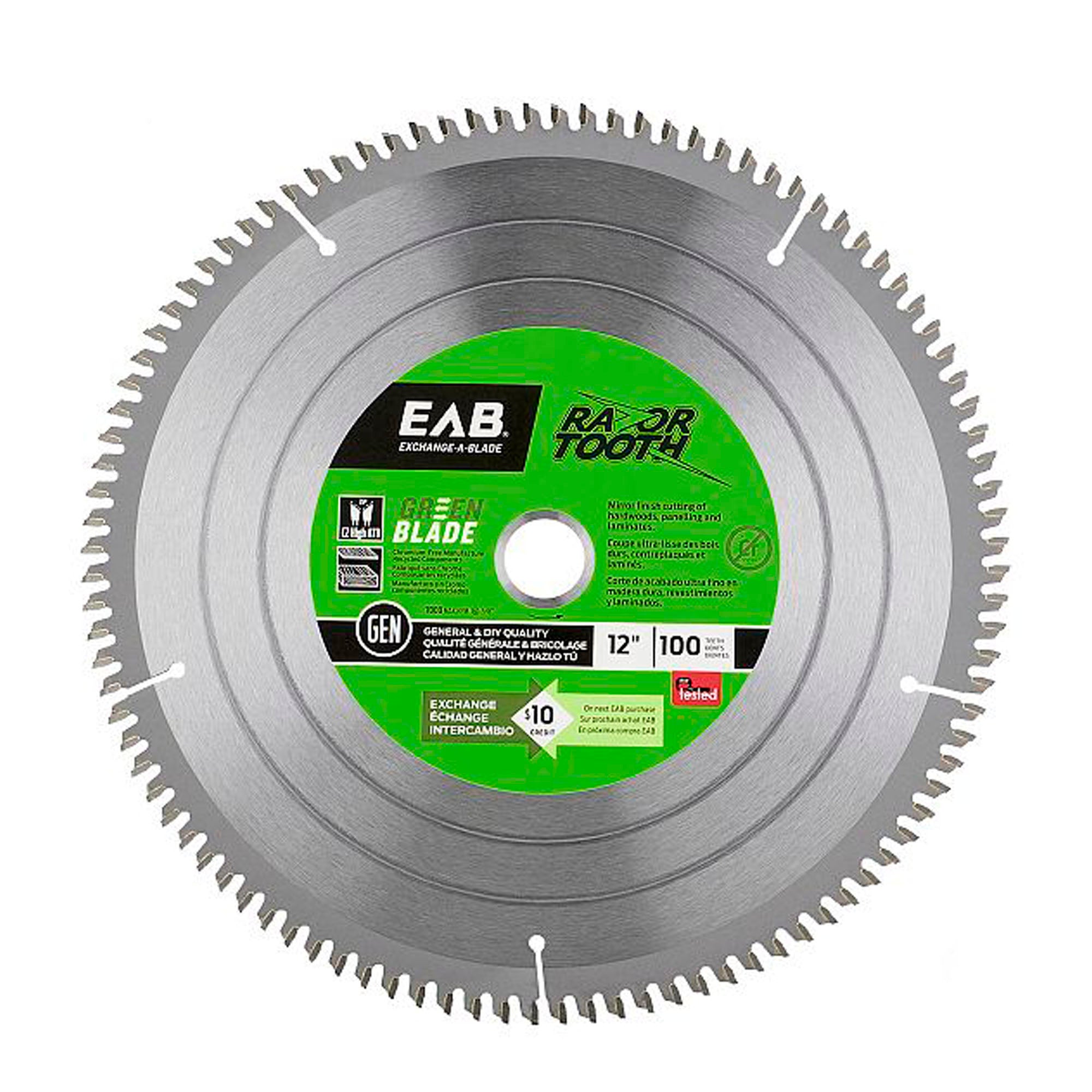 Lame de scie au carbure Razor mince 12" x 100 dents