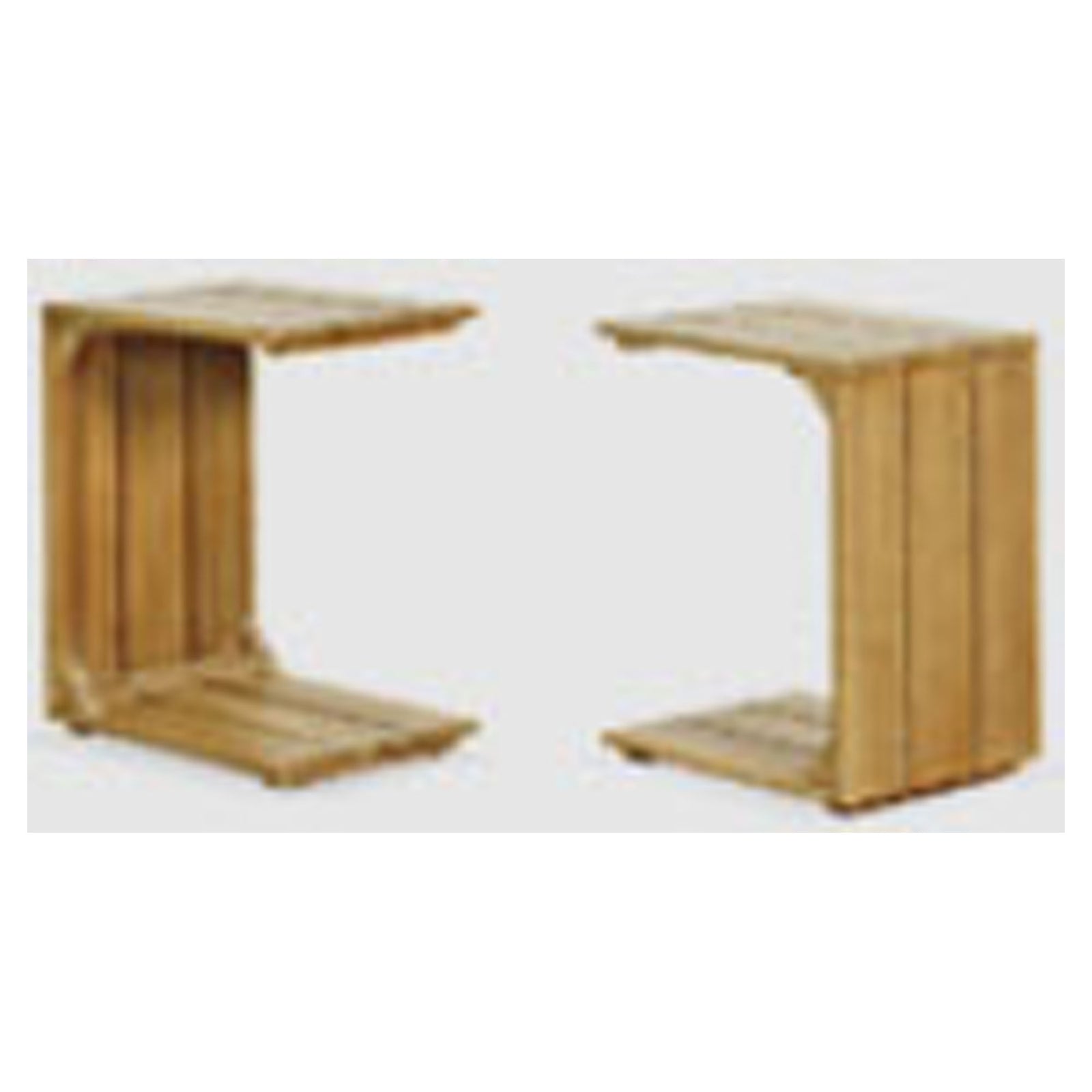 Table d'appoint style C, en Acacia
