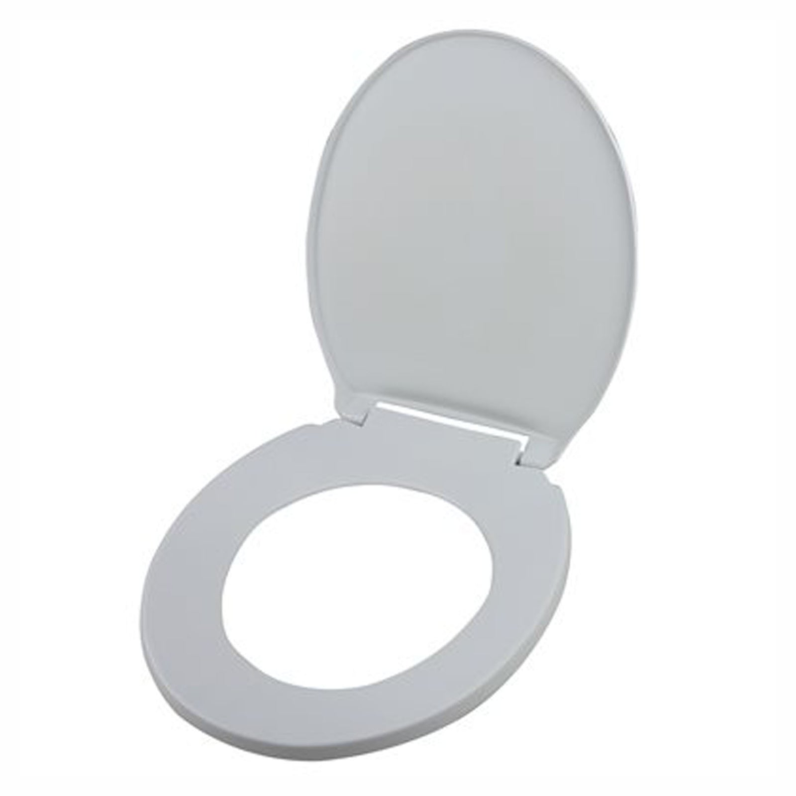 Siège de toilette, standard, blanc