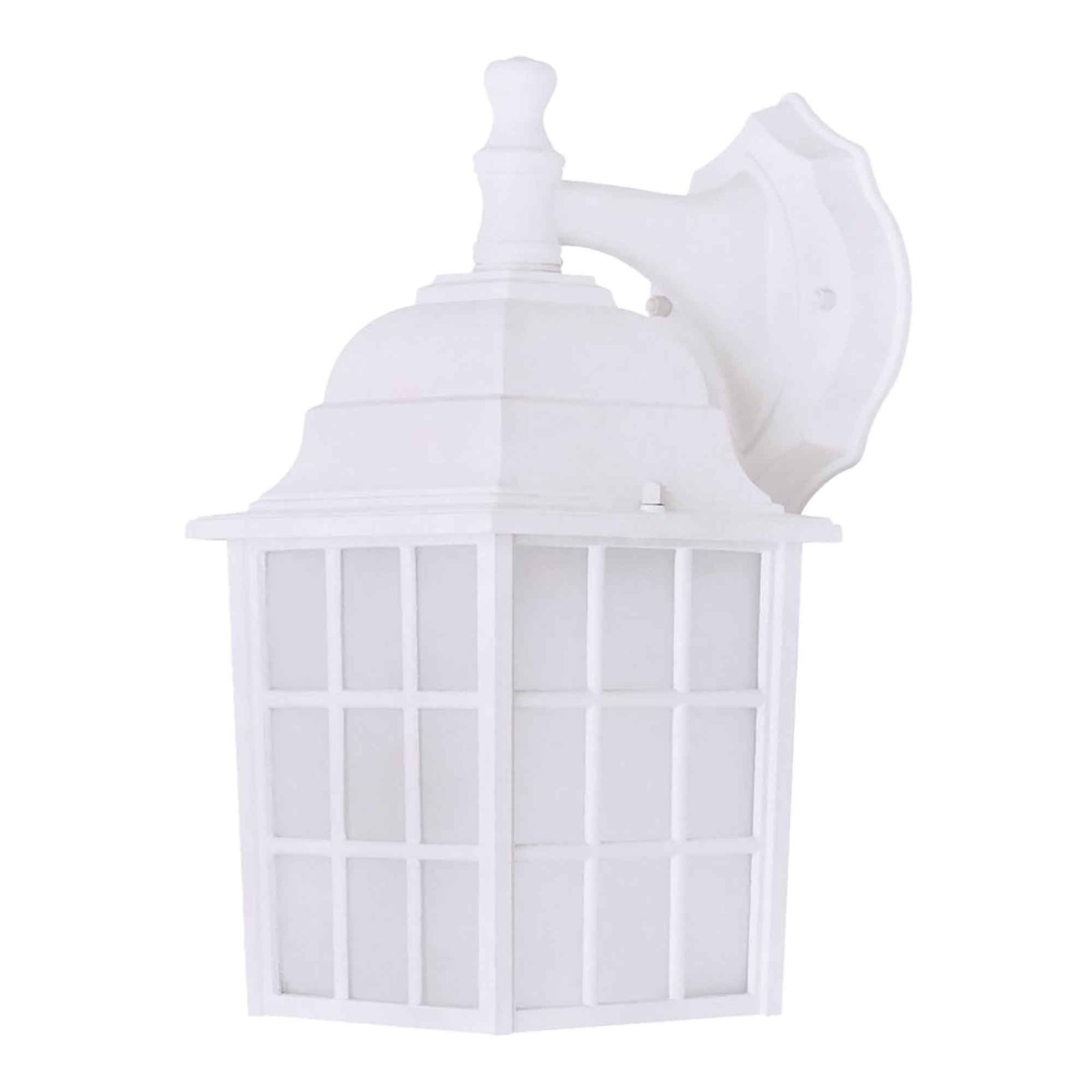 Luminaire extérieur mural blanc, 6''