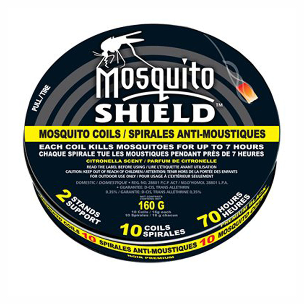 Serpentin antimoustique, 160 gr (emballage de 10)