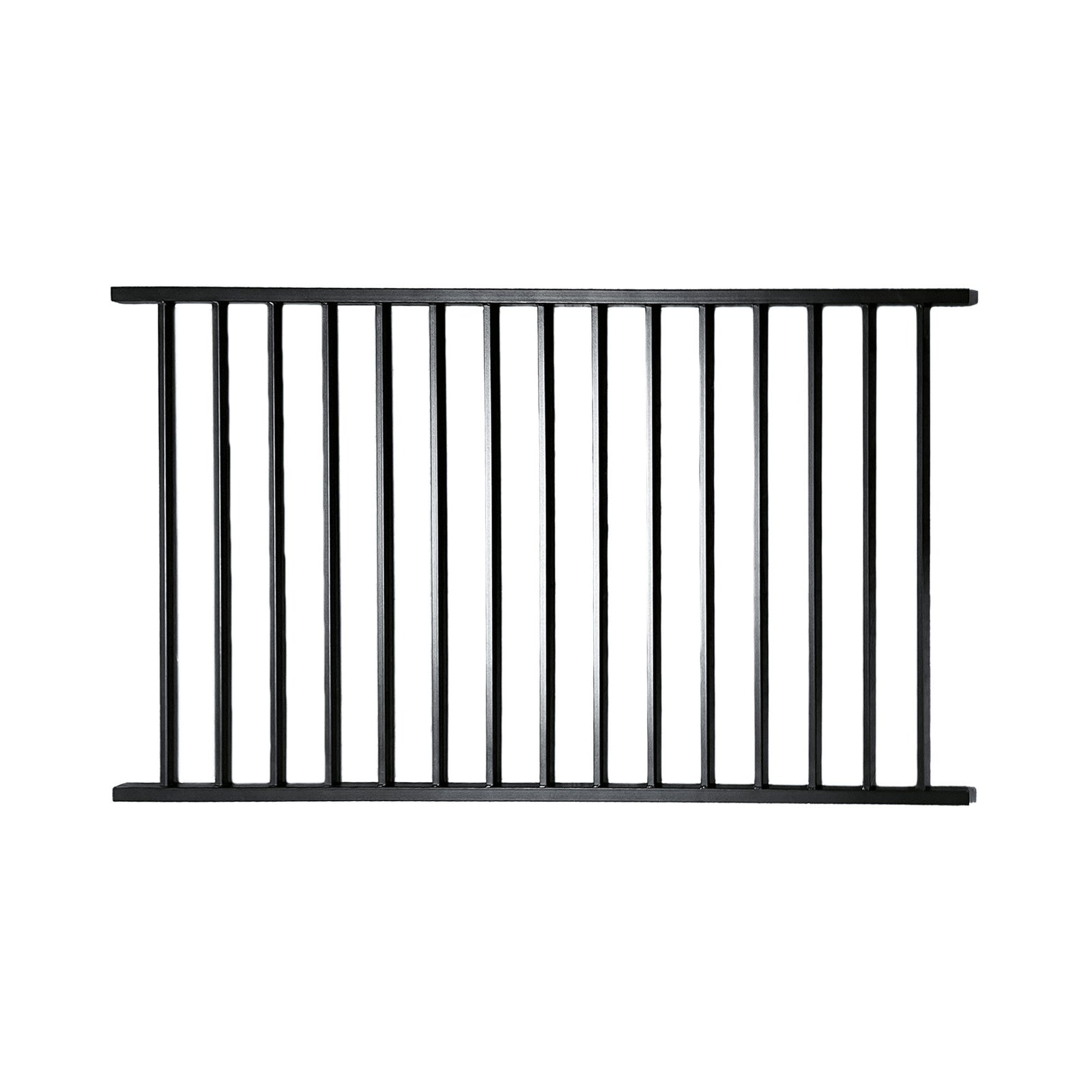 Section de rampe en acier, noir, 72'' x 34''
