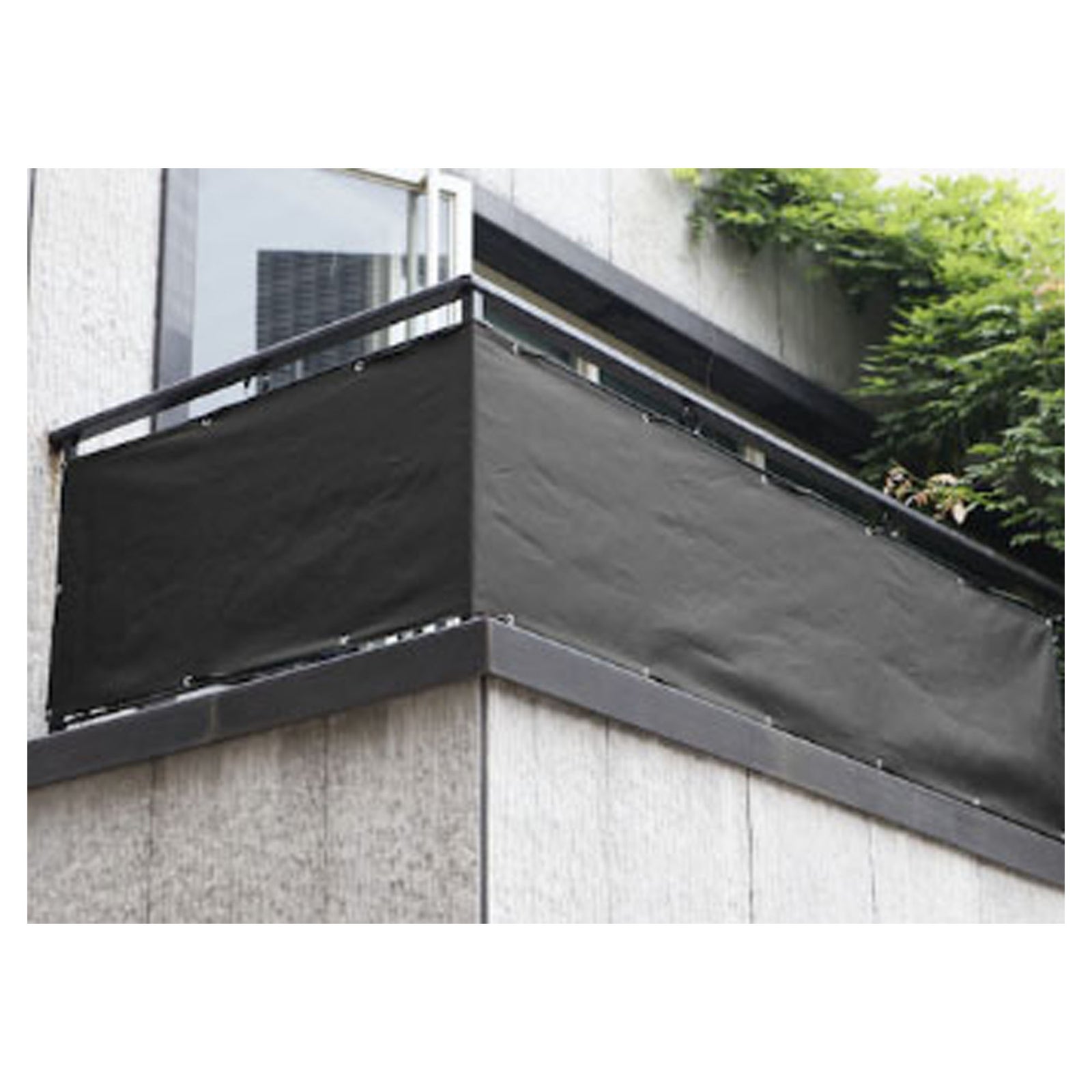 Toile à balcon, gris, 32'' x 16''
