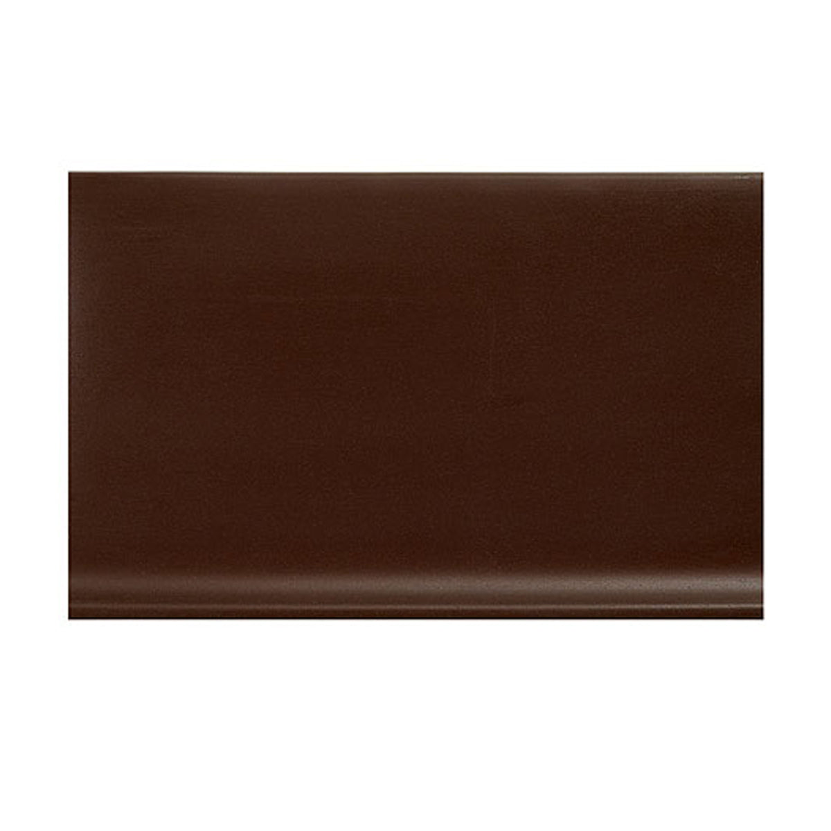 Plinthe de vinyle brun, 4''