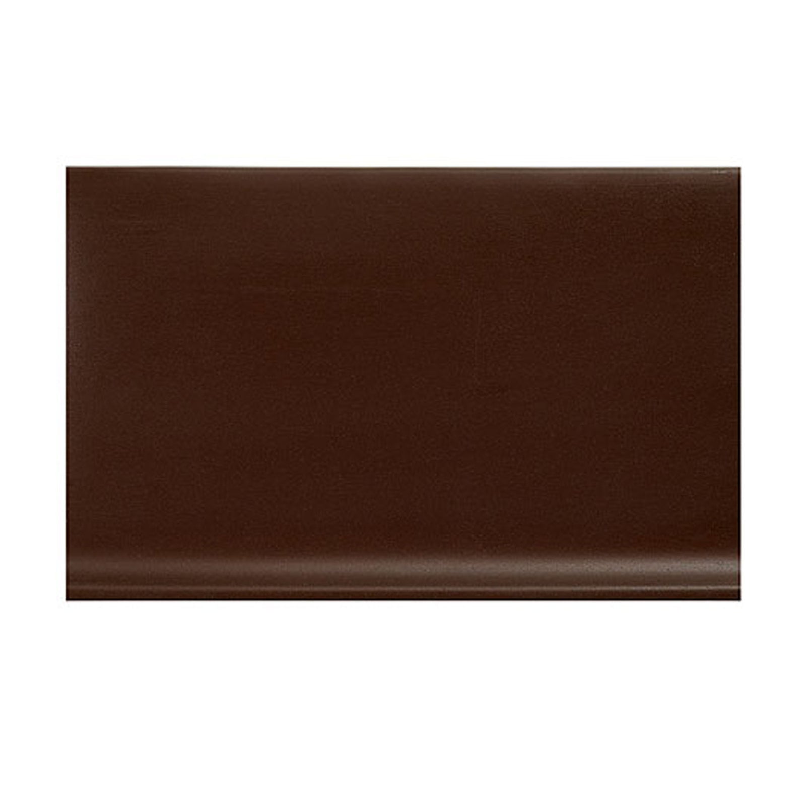 Plinthe de vinyle brun, 4''