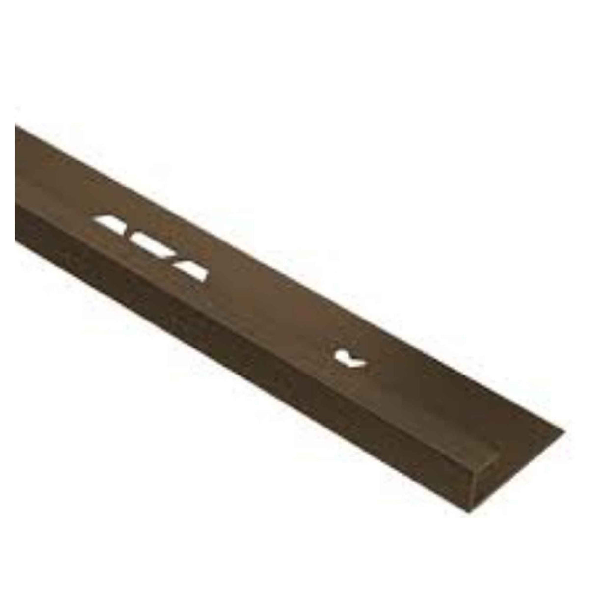 Moulure profilée VINPRO-S de bordure en aluminium bronze brossé, 1/8''