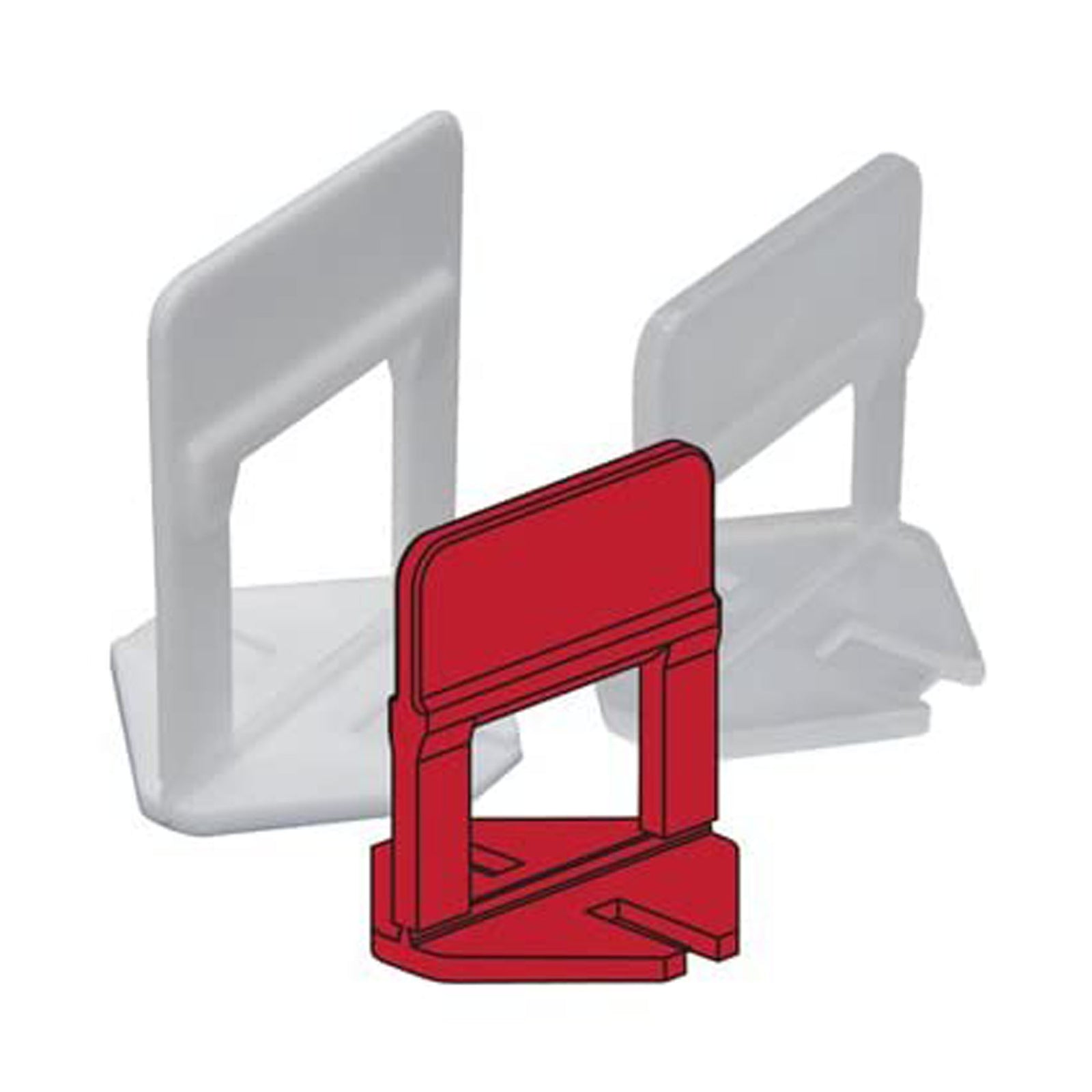 Clips de nivellement 1/8’’ 