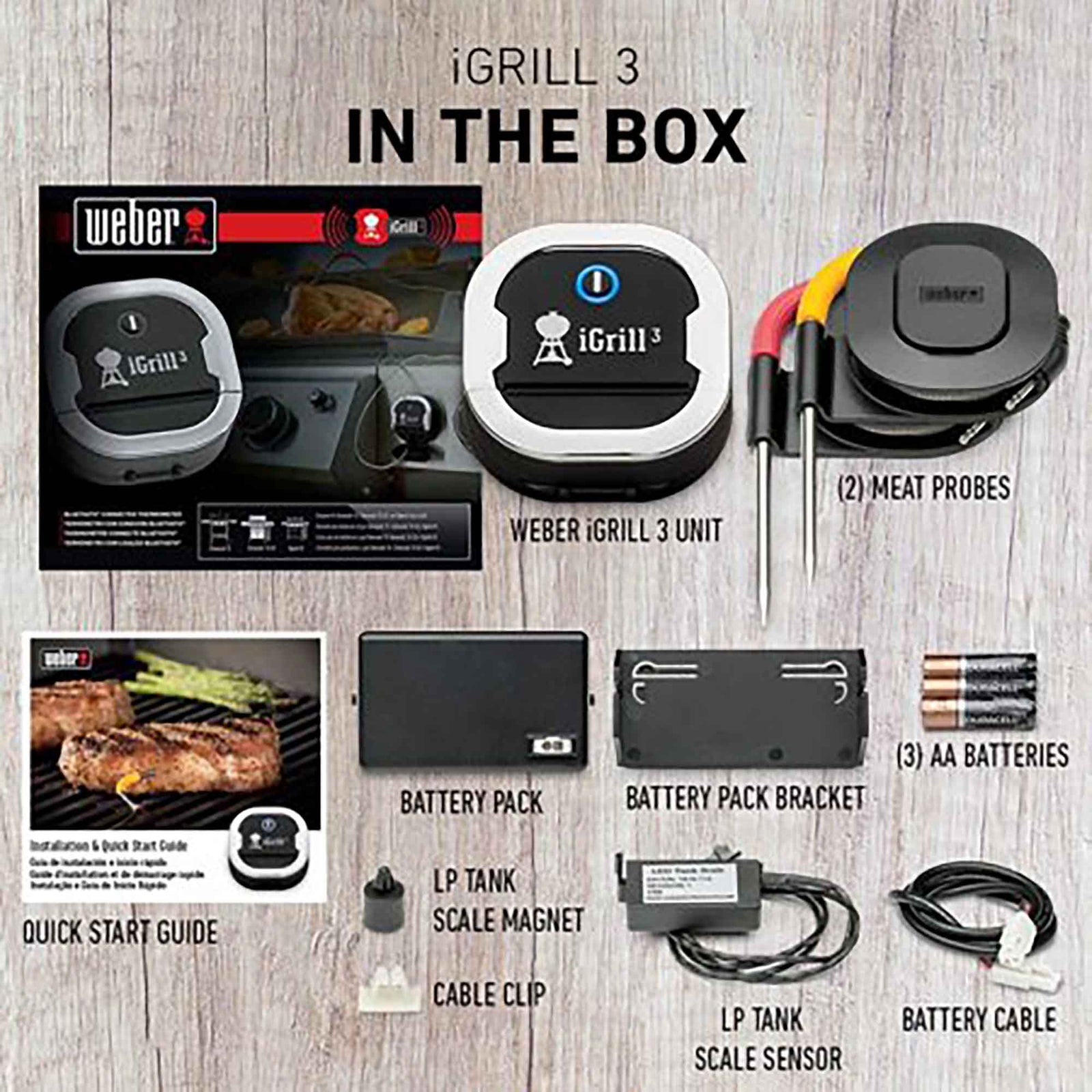 Sonde Weber IGRILL 3