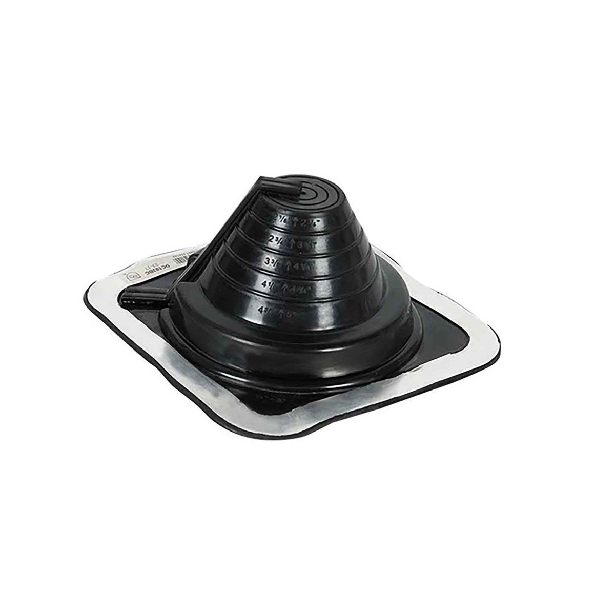 Solin d'évent ajustable Retrofit #3, 1/4" à 5" (noir)