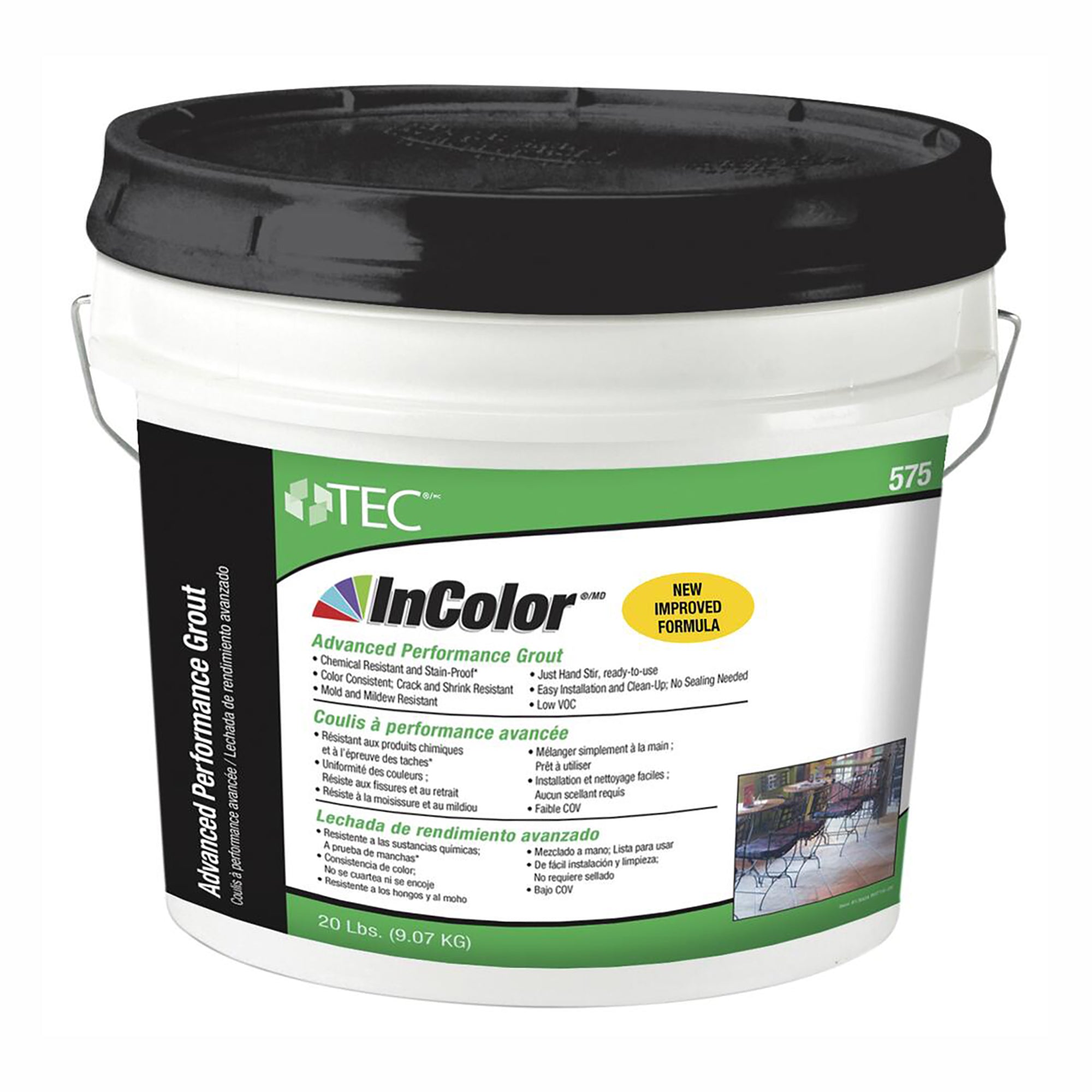 Coulis sans sable 620 blanc optique, 9,75 lb