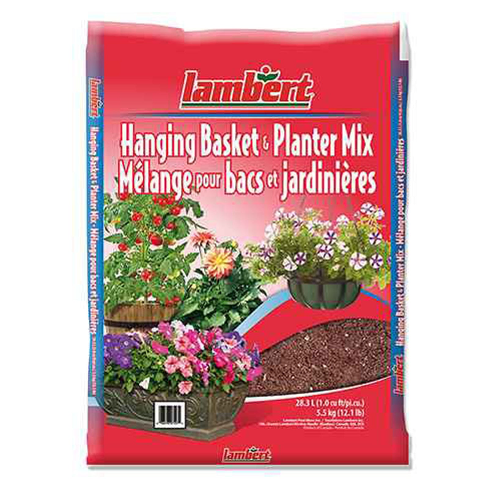 Mélange de terreau pour bac et jardinière, 28,3 litres