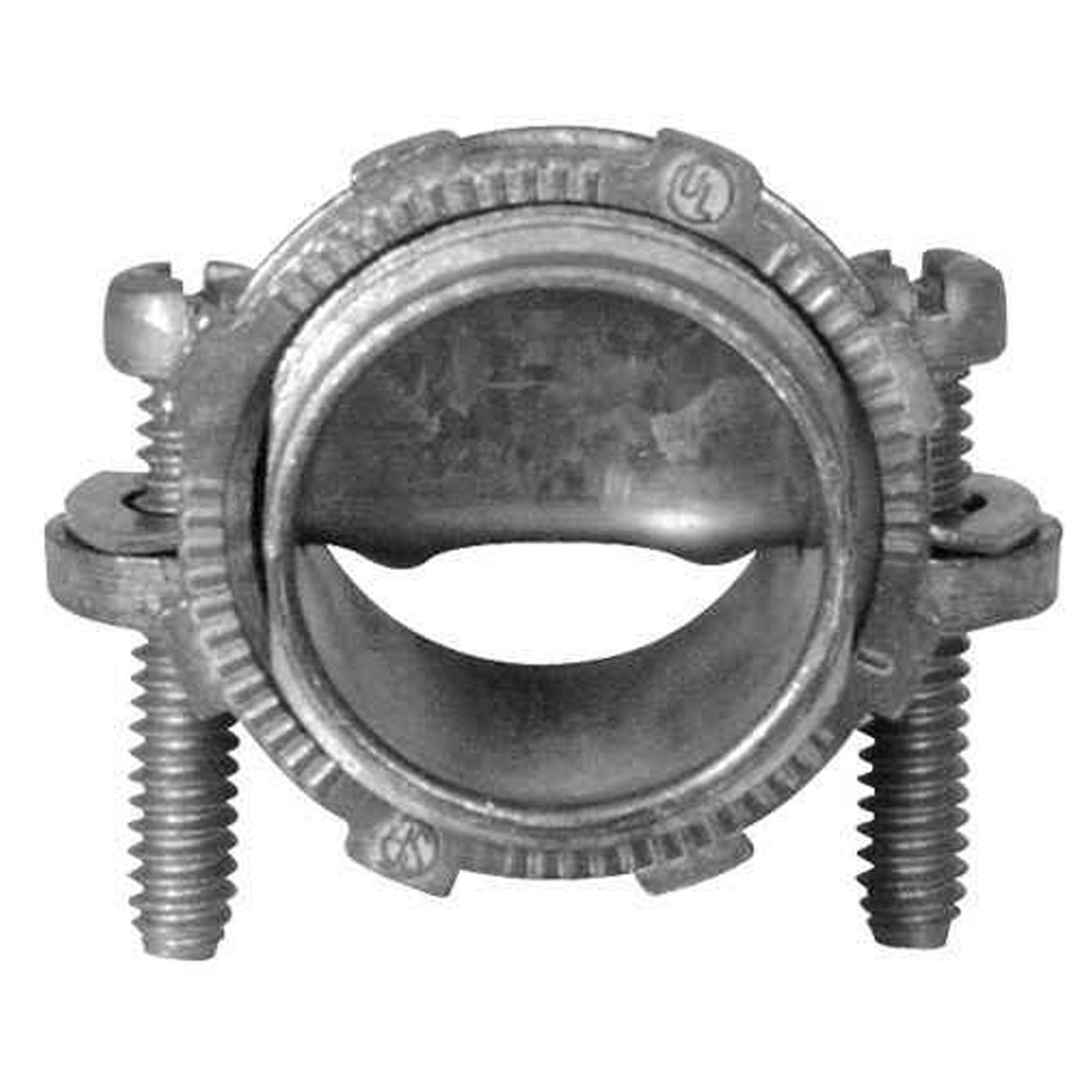 Connecteur métallique, à deux vis, 3/4''