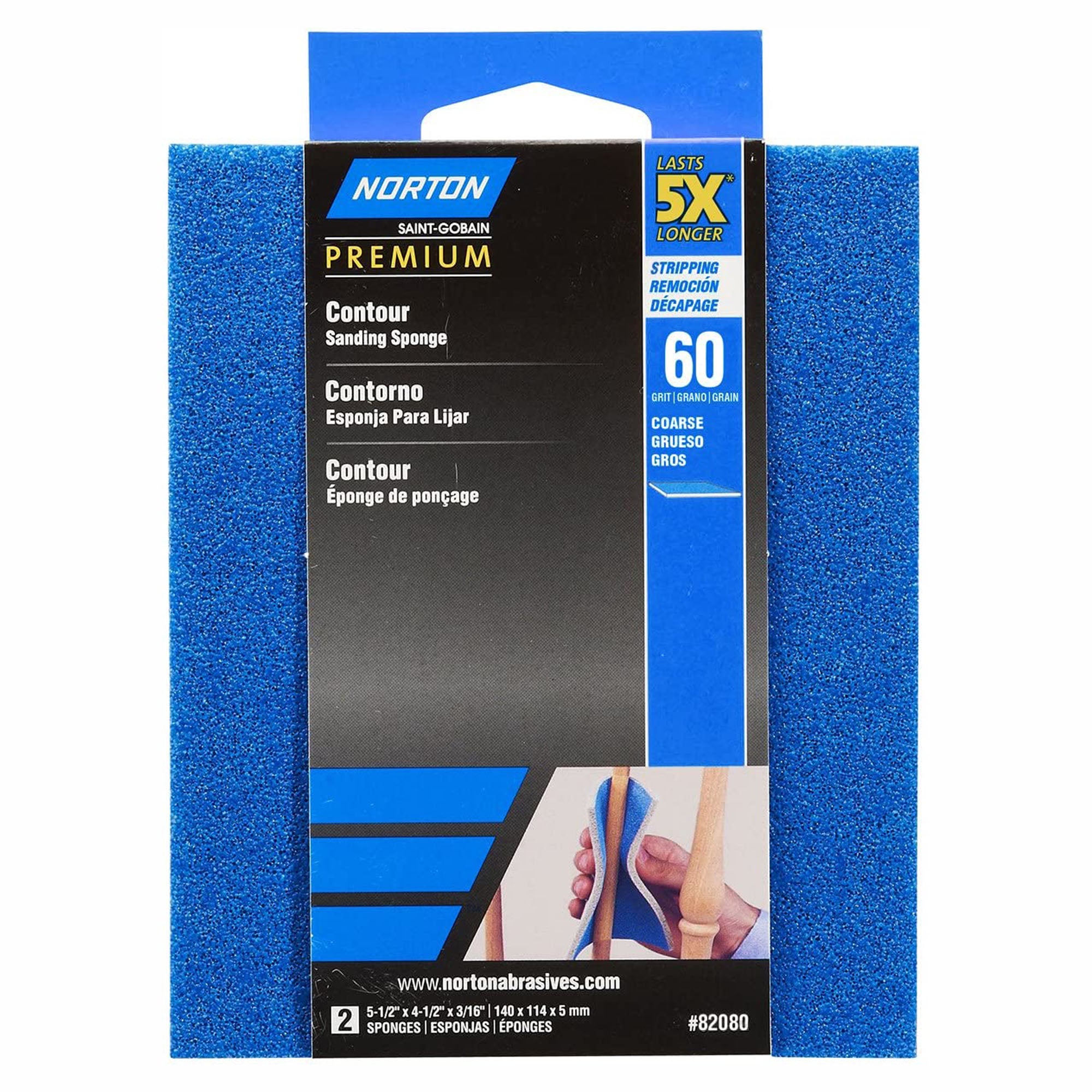 Éponge de ponçage de contour, 120 gr 