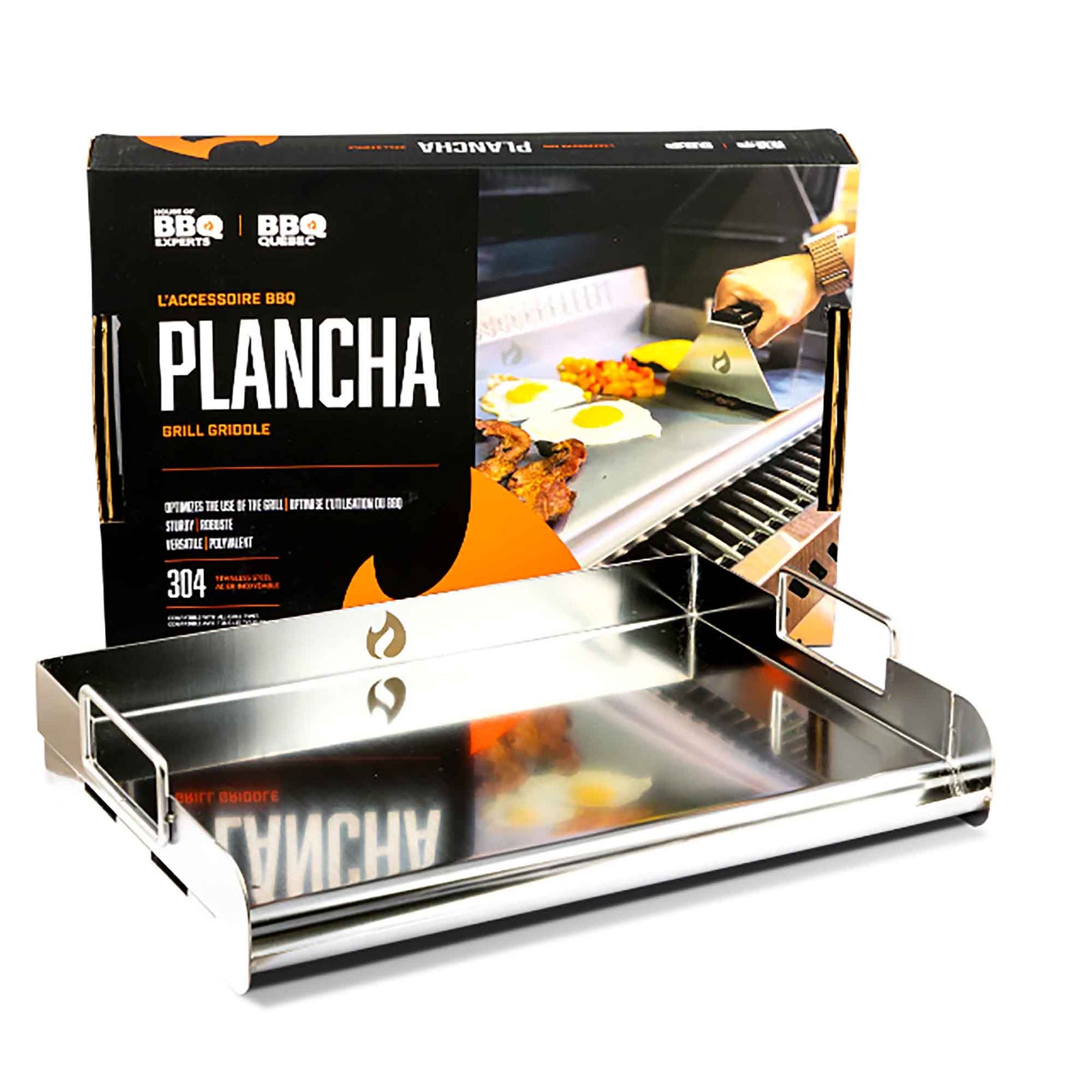 Plancha pour barbecue en acier inoxydable BBQ Québec