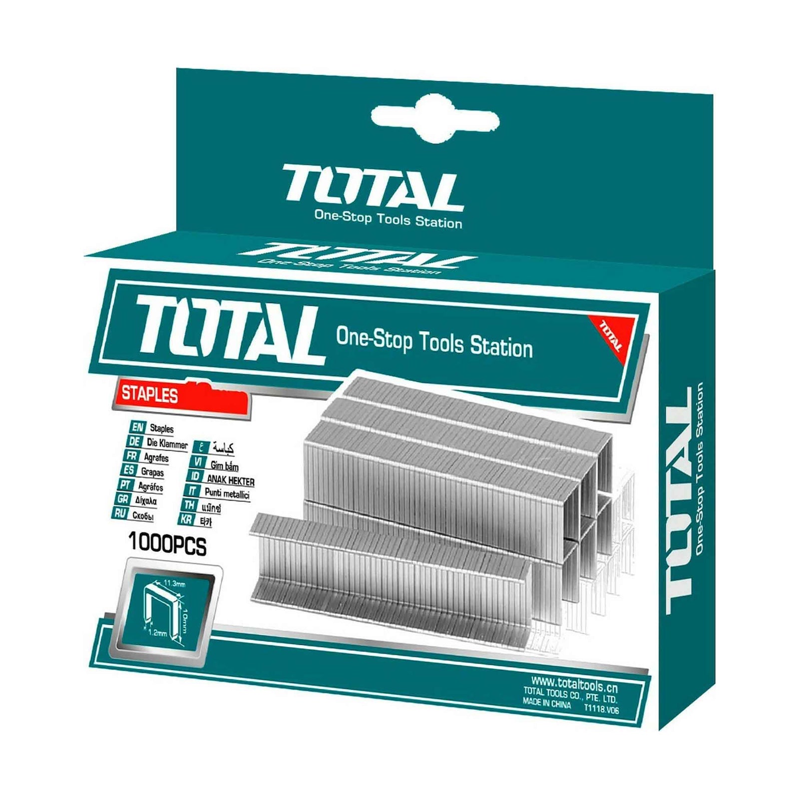 Agraffe T50, 3/8'' (boite de 1000)