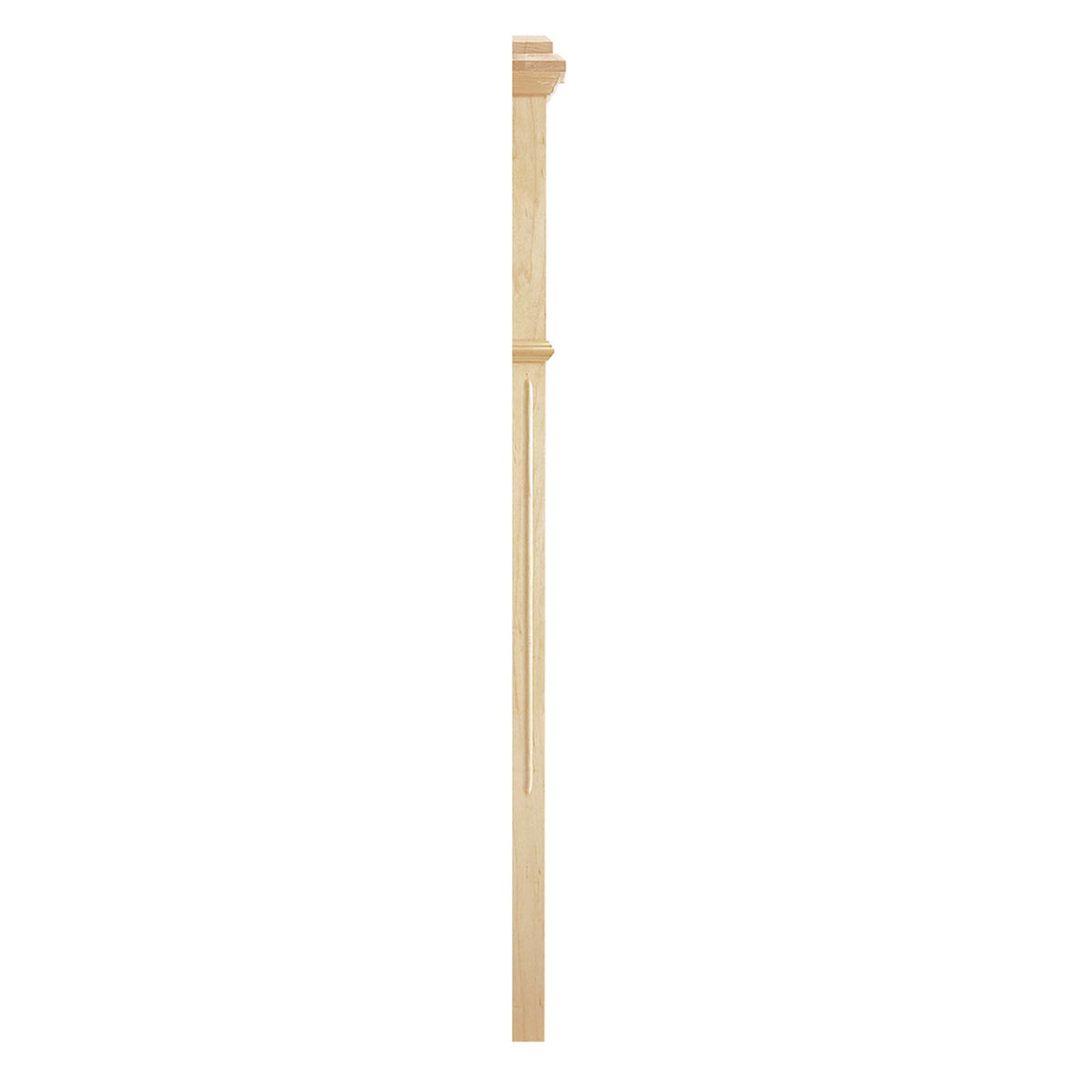 Demi-poteau de style victorien en chêne de 44''