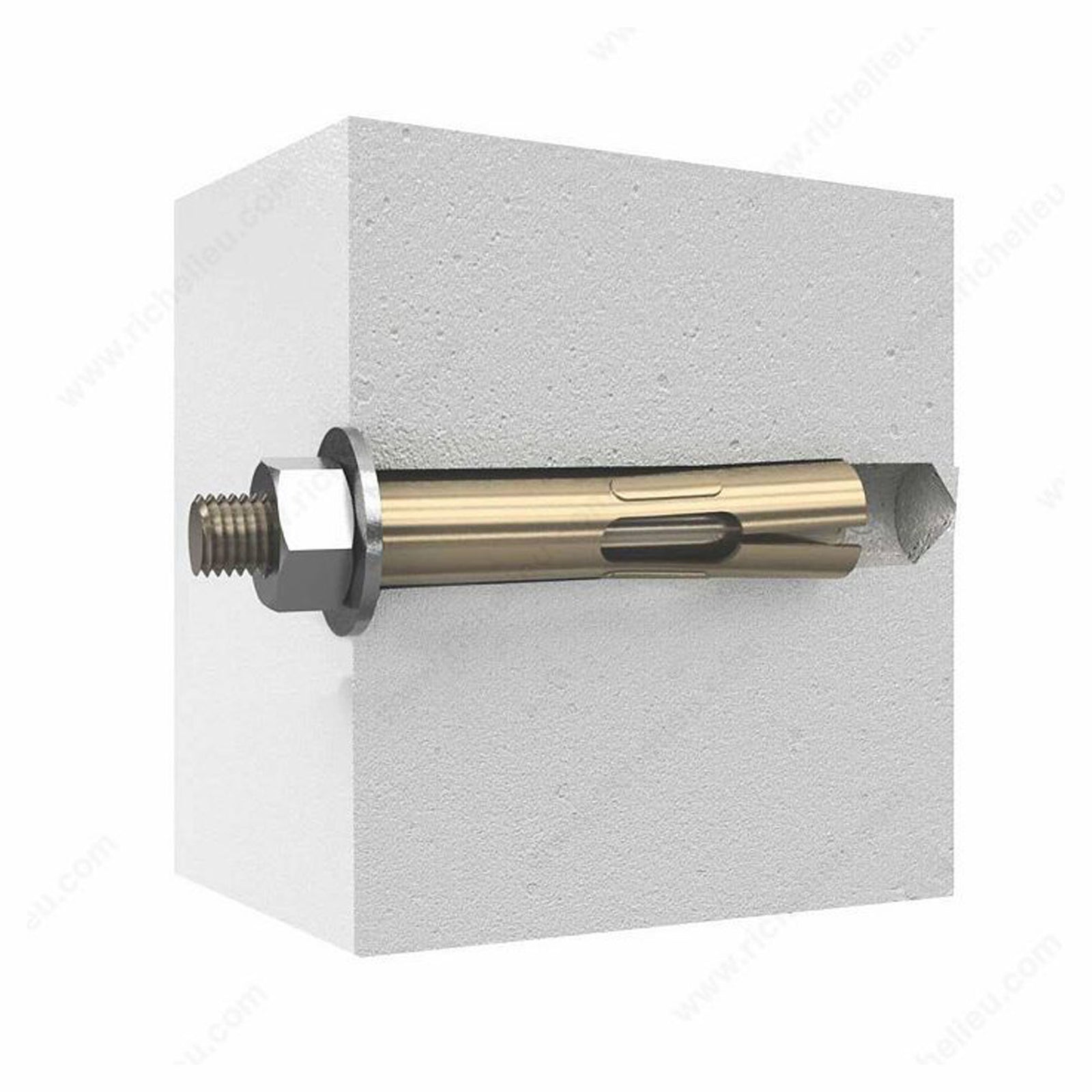Ancrage à extension, 1/2'' x 3'' (emballage de 2)