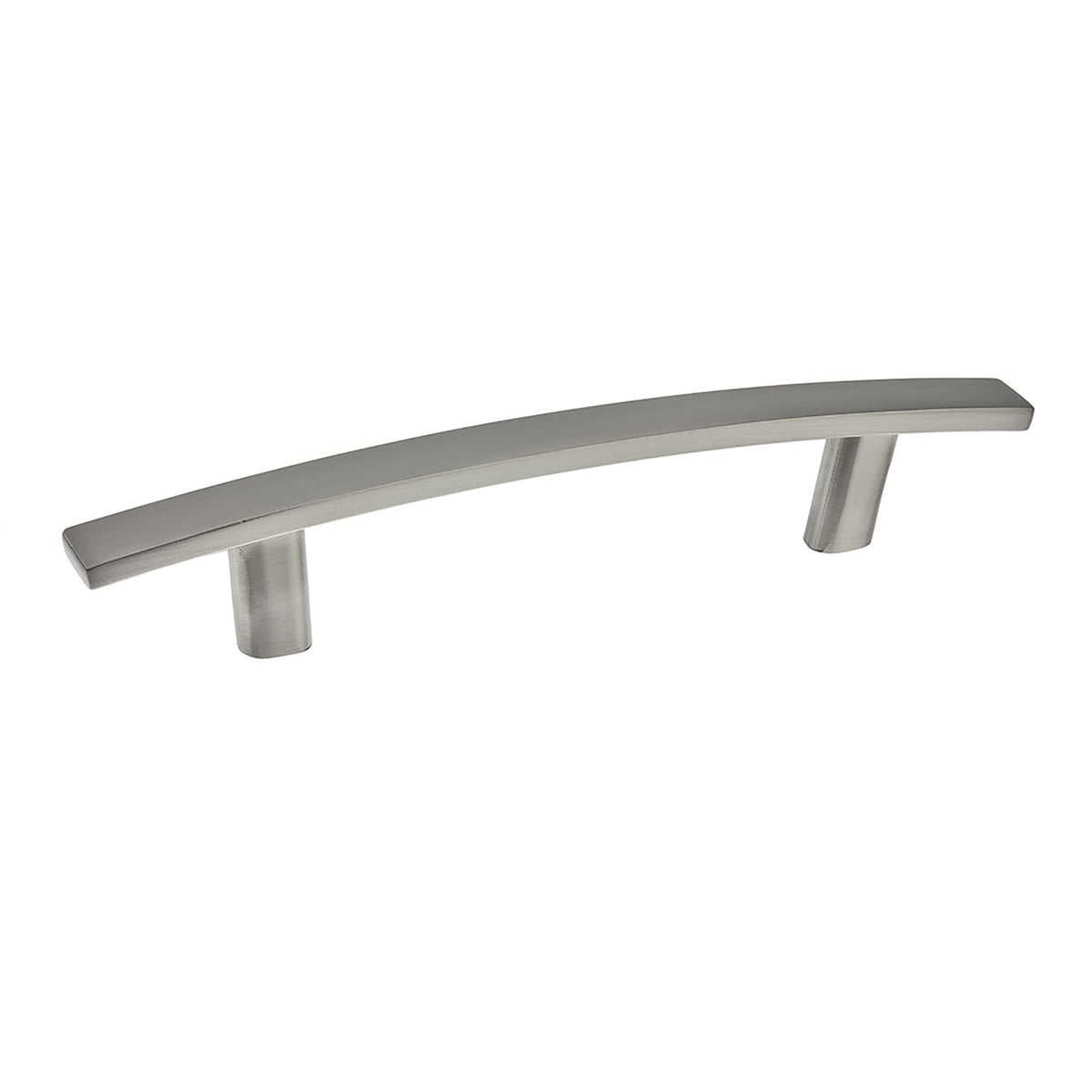 Poignée transitionnelle # 650 en métal nickel brossé, 96 mm C/C
