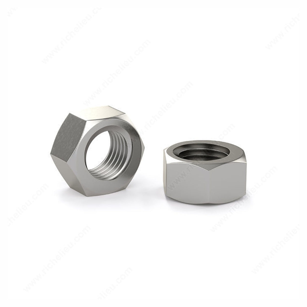 AA - Écrou hexagonal en acier inoxydable, 1/4'' (emballage de 6)