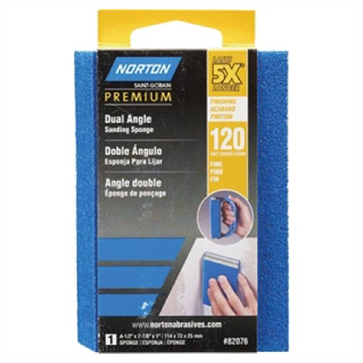 Éponge de ponçage 4,5'' x 120 gr