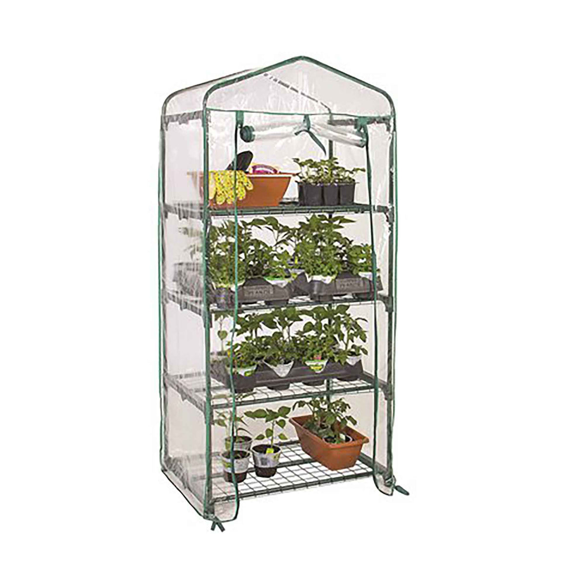 Serre de jardin à 4 niveaux, 27" x 19" x 61"