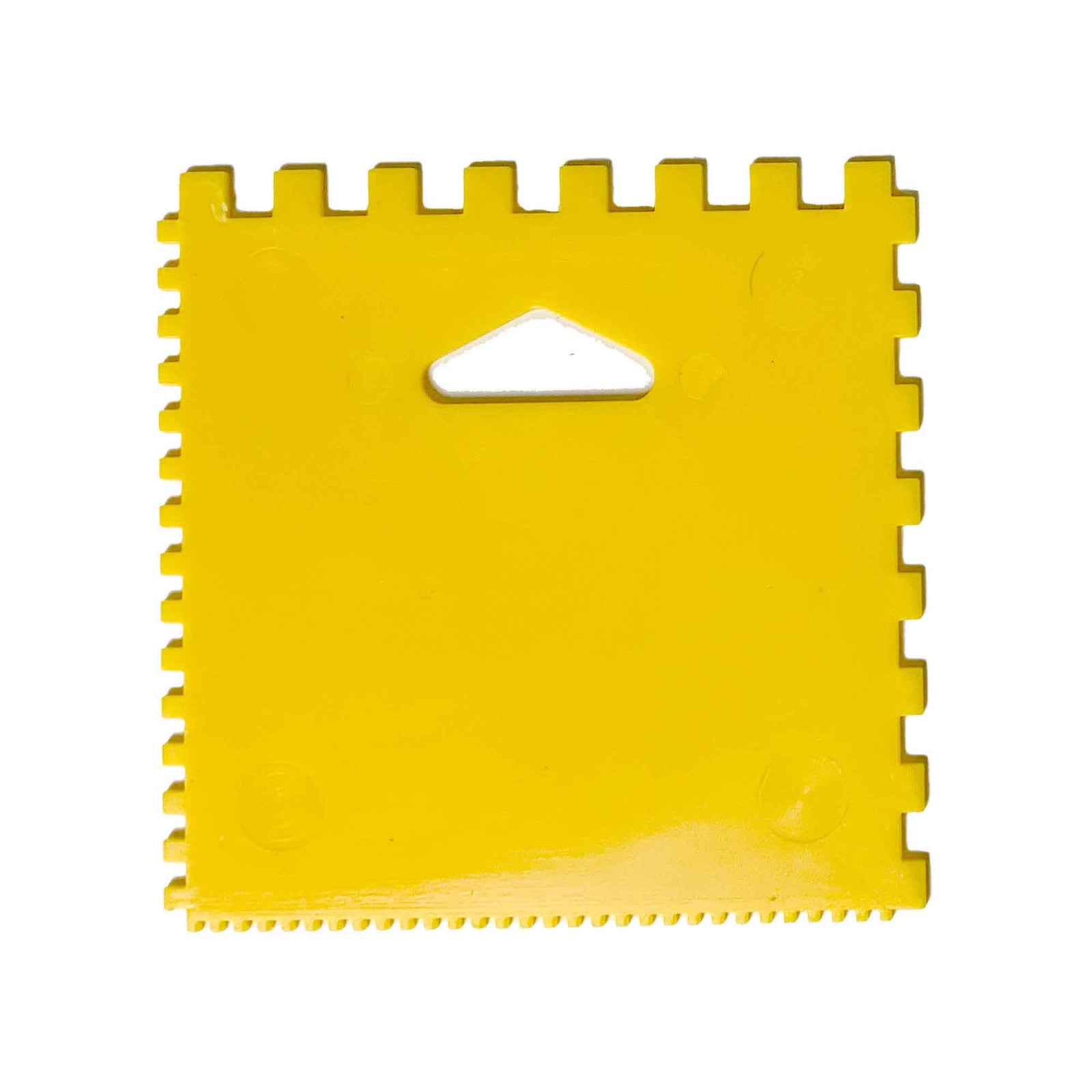 Étendeur en plastique avec dents carrées pour adhésif, 4" x 4''