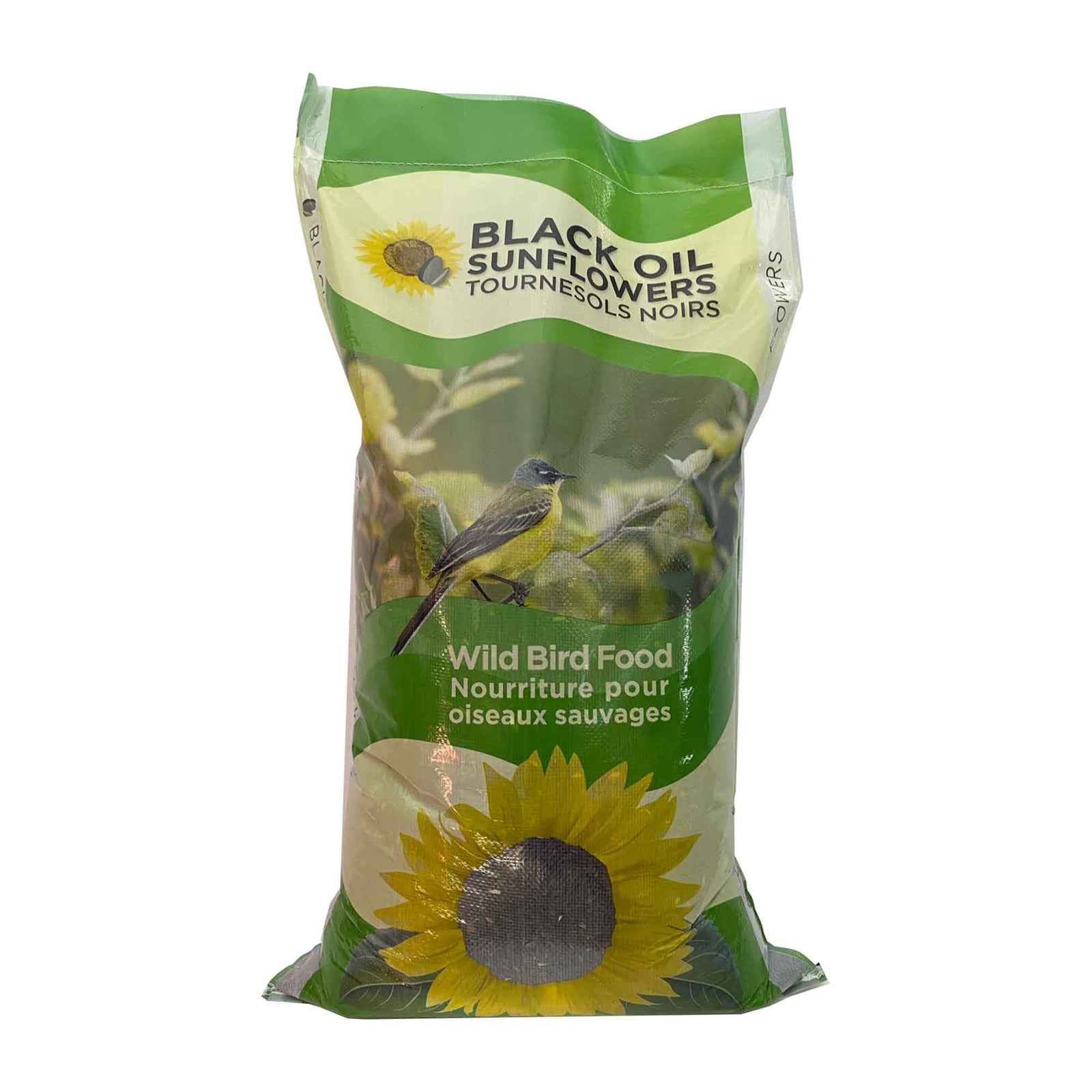 Graines de tournesol noires pour oiseaux, 18 kg