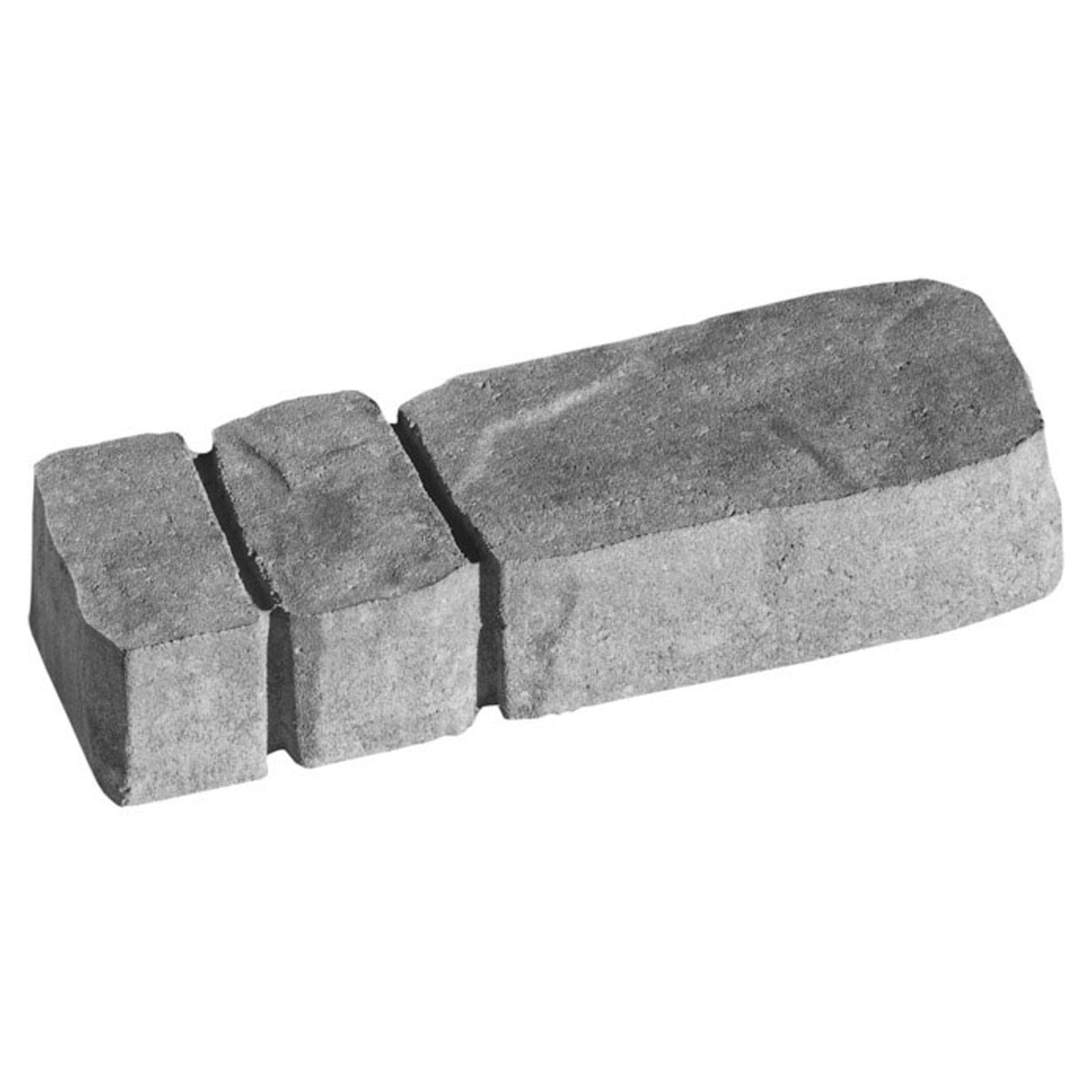 Bordure Halo, droit ,gris charbon, 3'' x 5-1/4''