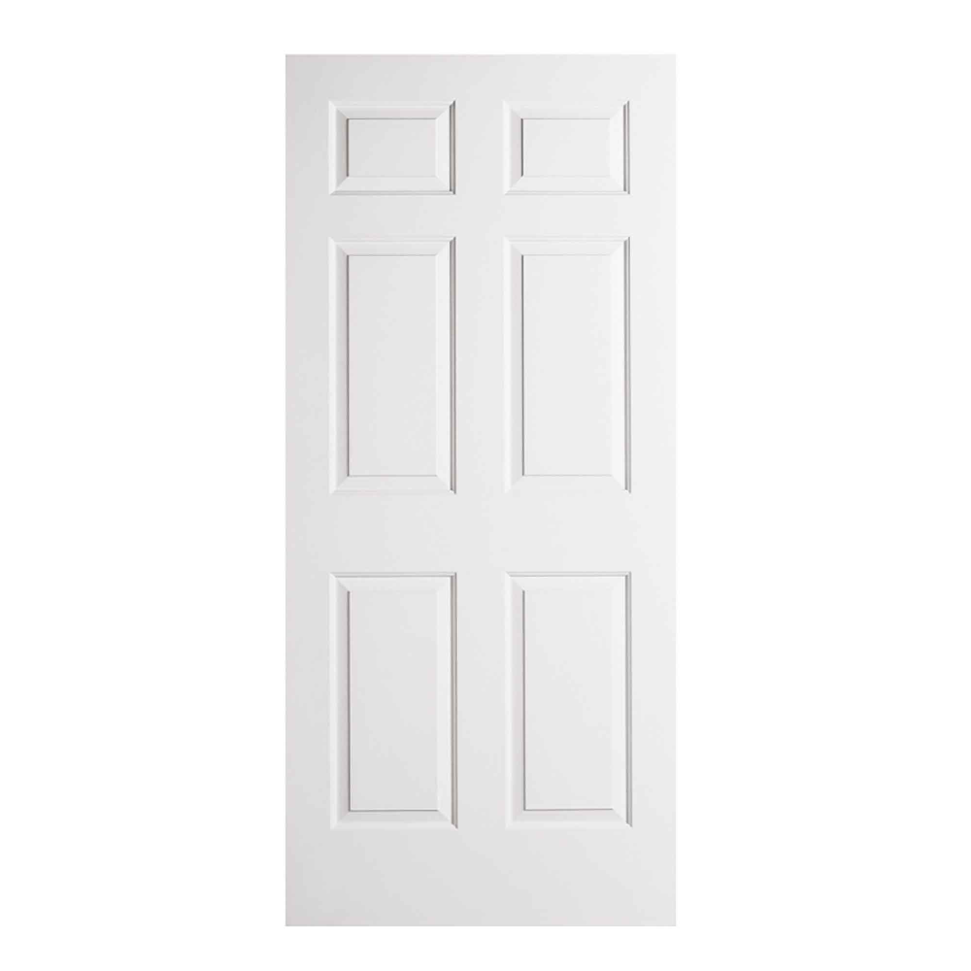 Porte intérieure 6 panneaux Bostonian, usinée, 30''