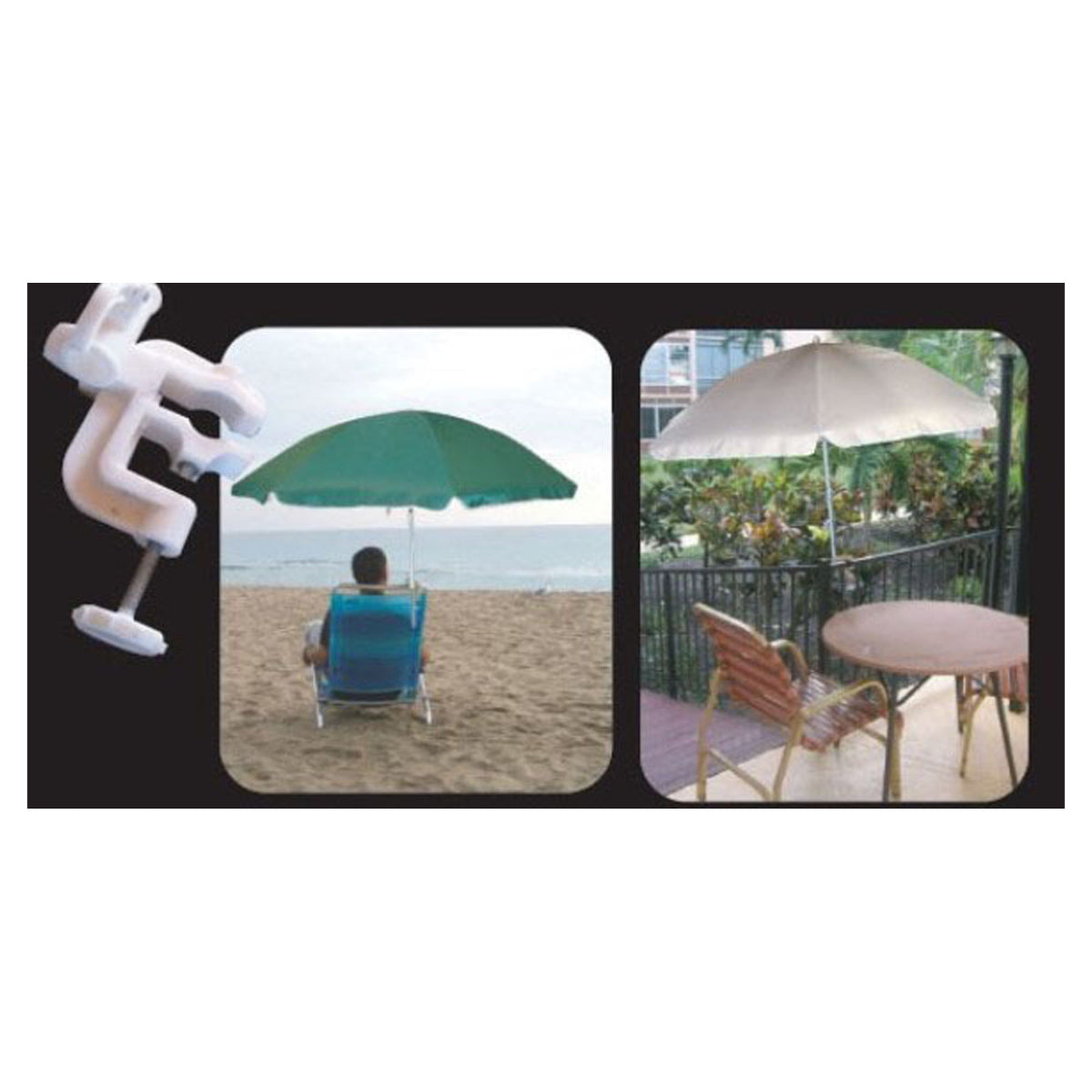 Parasol universel, chocolat, 9'