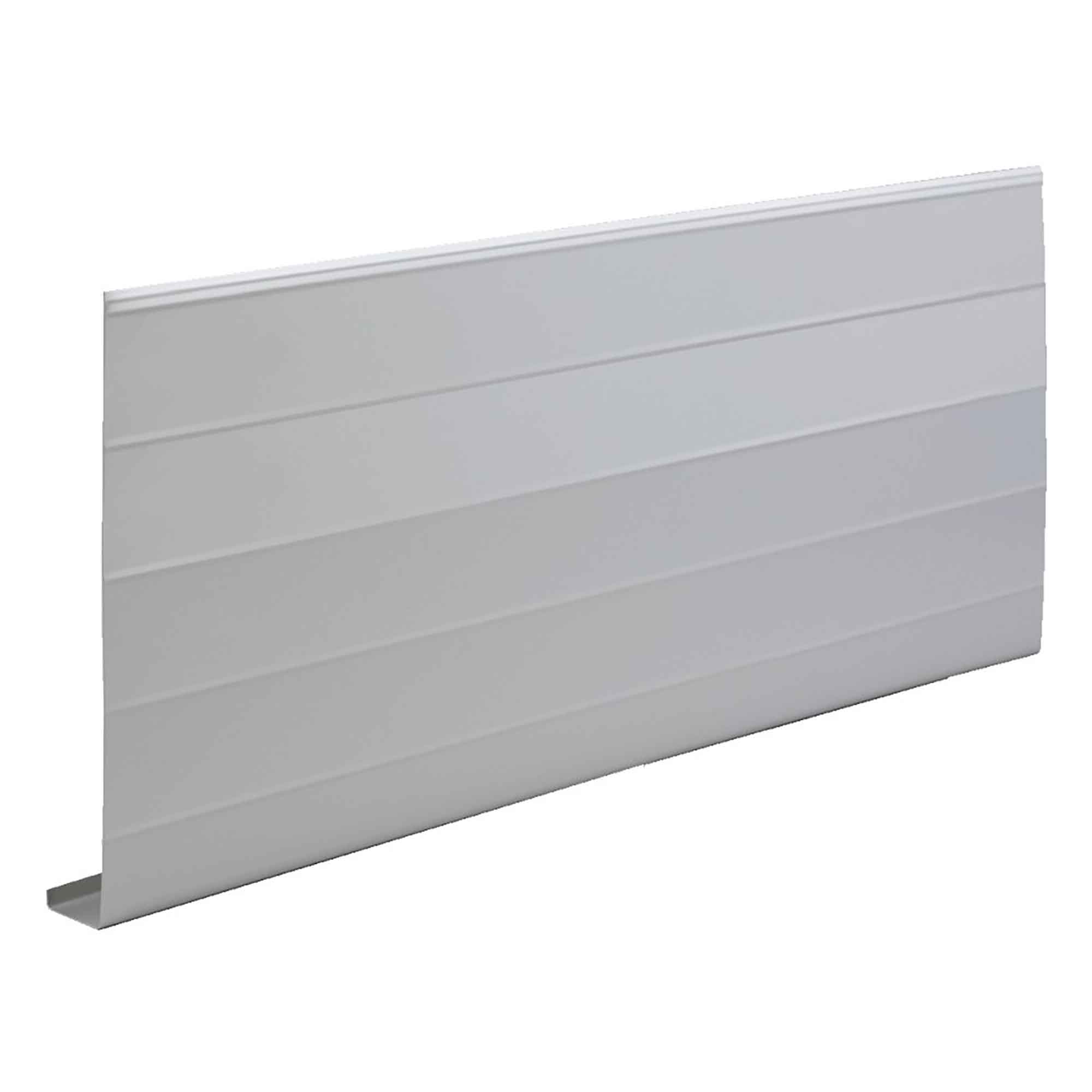 Bordure de toit en aluminium, 6'' x 10', blanc