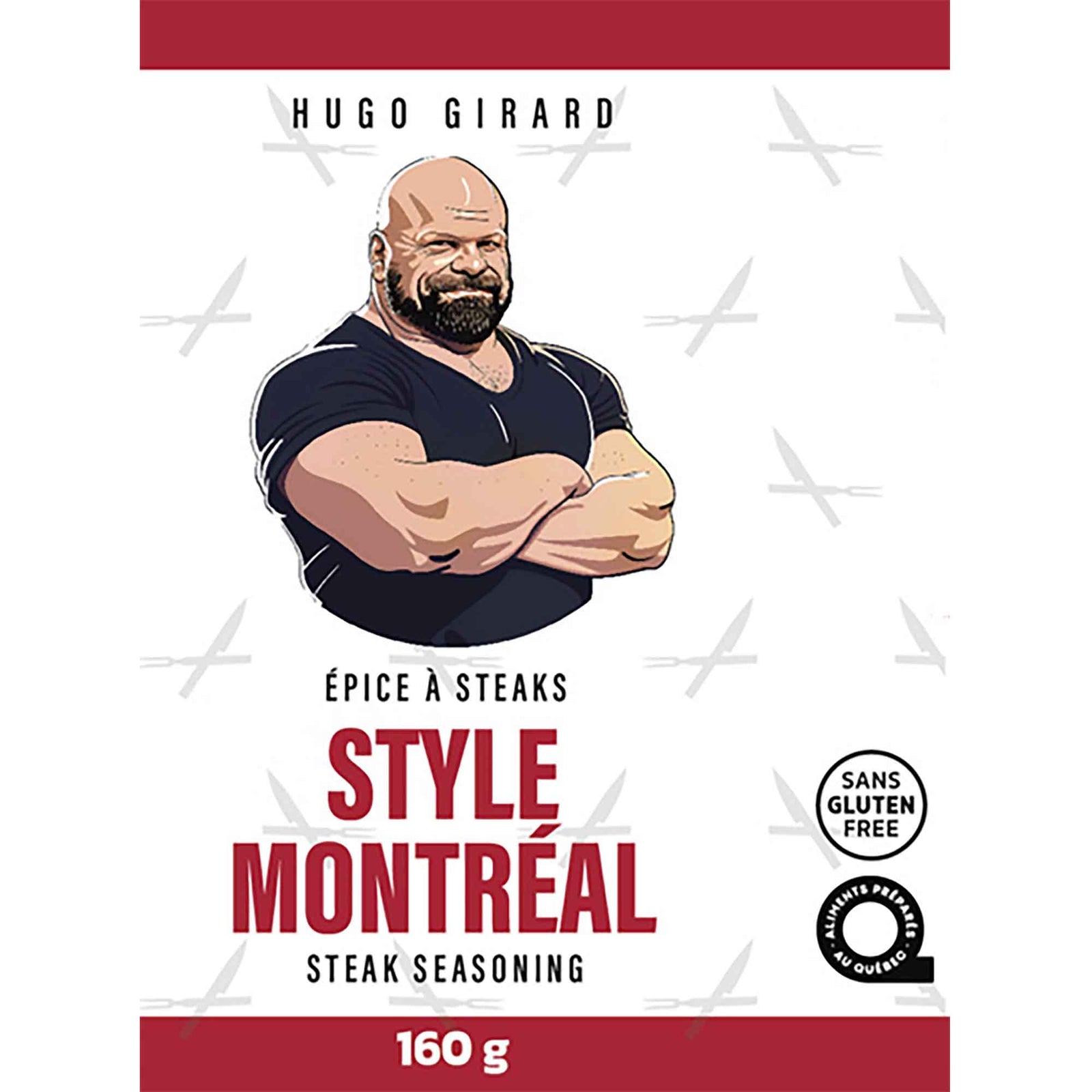 Épices Hugo Girard Steak de Montréal, 160 g