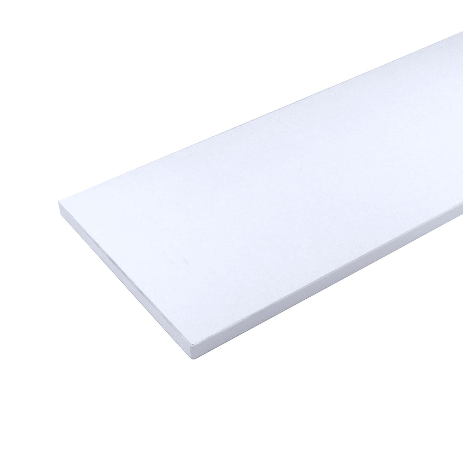 Tablette en mélamine blanche, 36'' x 8'' x 5/8''