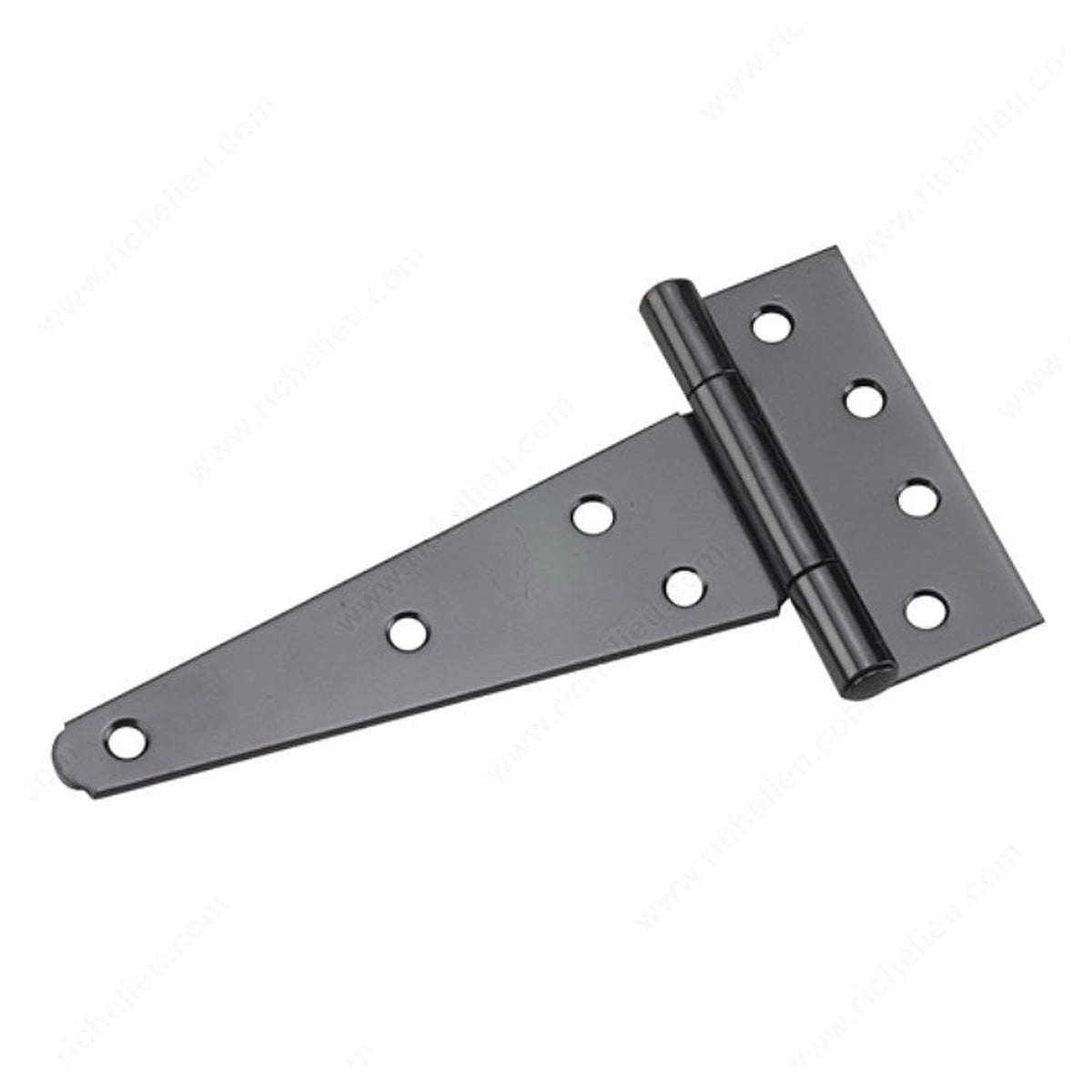 Penture en T, robuste, noir, 6'' (emballage de 2)