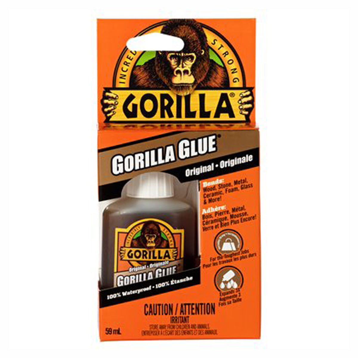 Colle Gorilla glue original, 59 ml