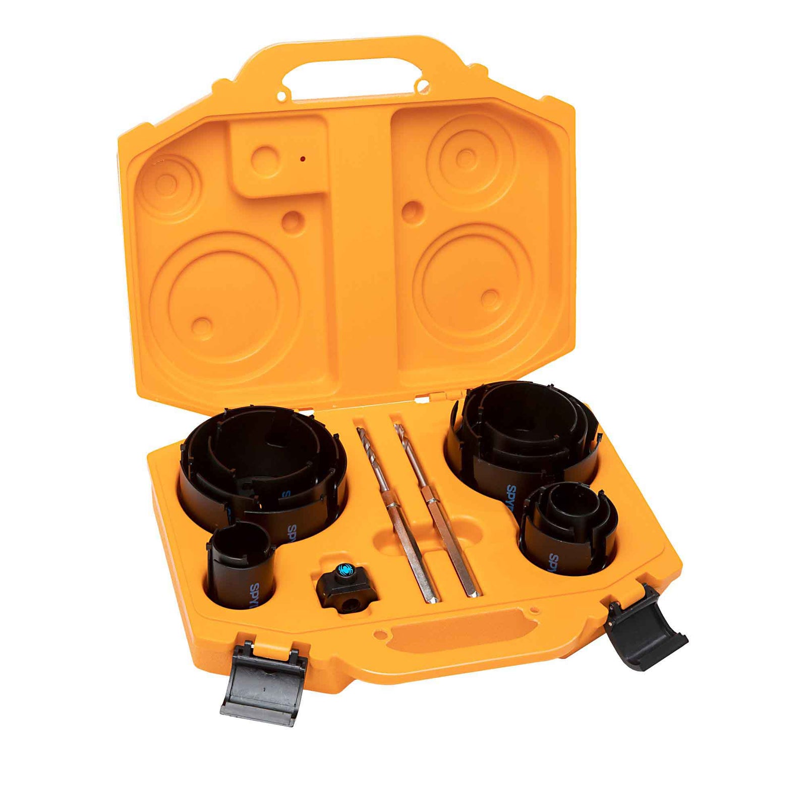 Ensemble de scies-cloches à pointe de carbure de tungstène (TCT) pour maçonnerie et bois (HEX 10), 14 pièces 