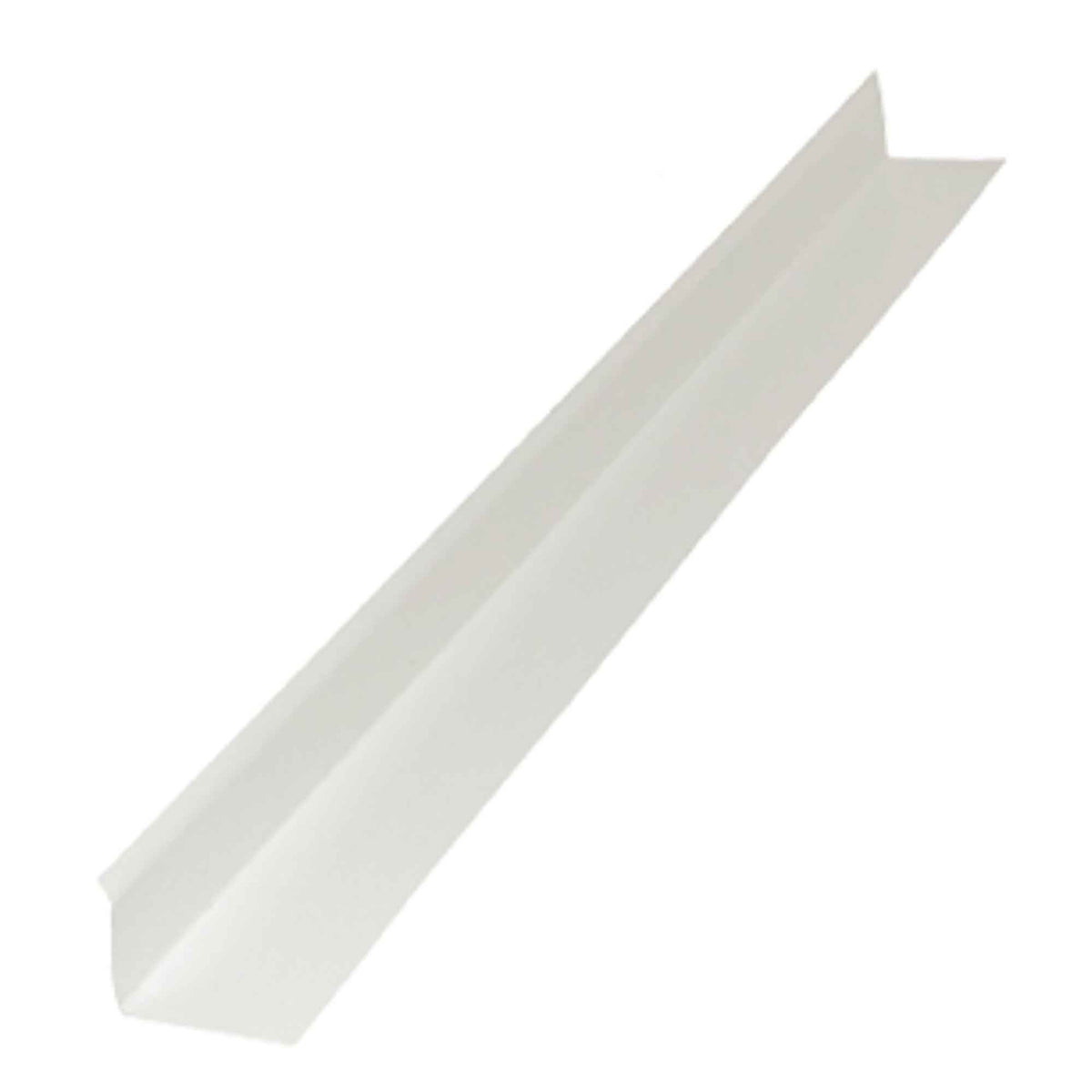 Larmier en aluminium 12&#39;, blanc