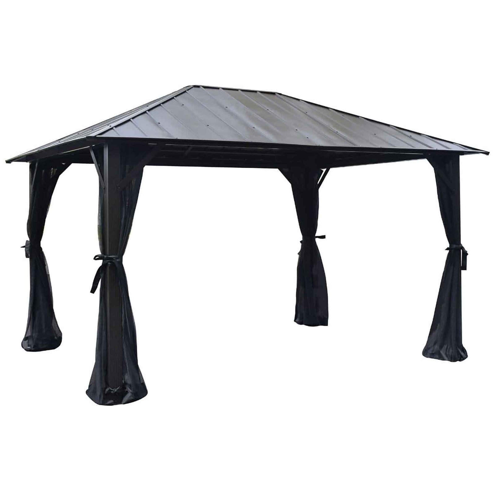 Gazebo SEOUL avec moustiquaire, 10' x 10'