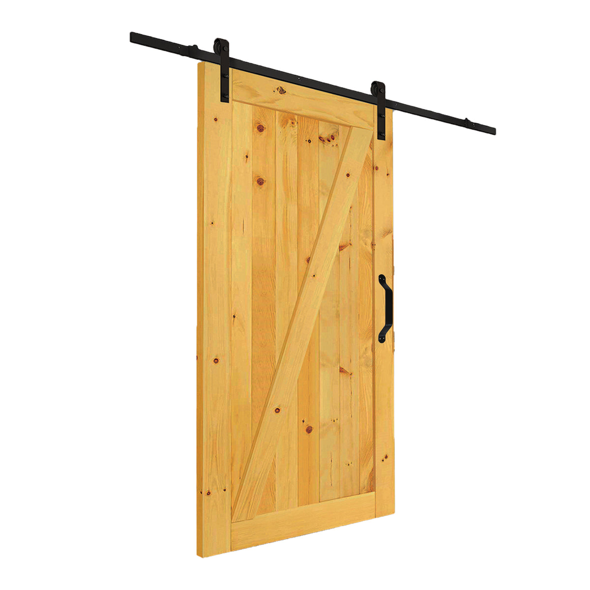 Porte murale en pin Country, 37&#39;&#39; x 84&#39;&#39;