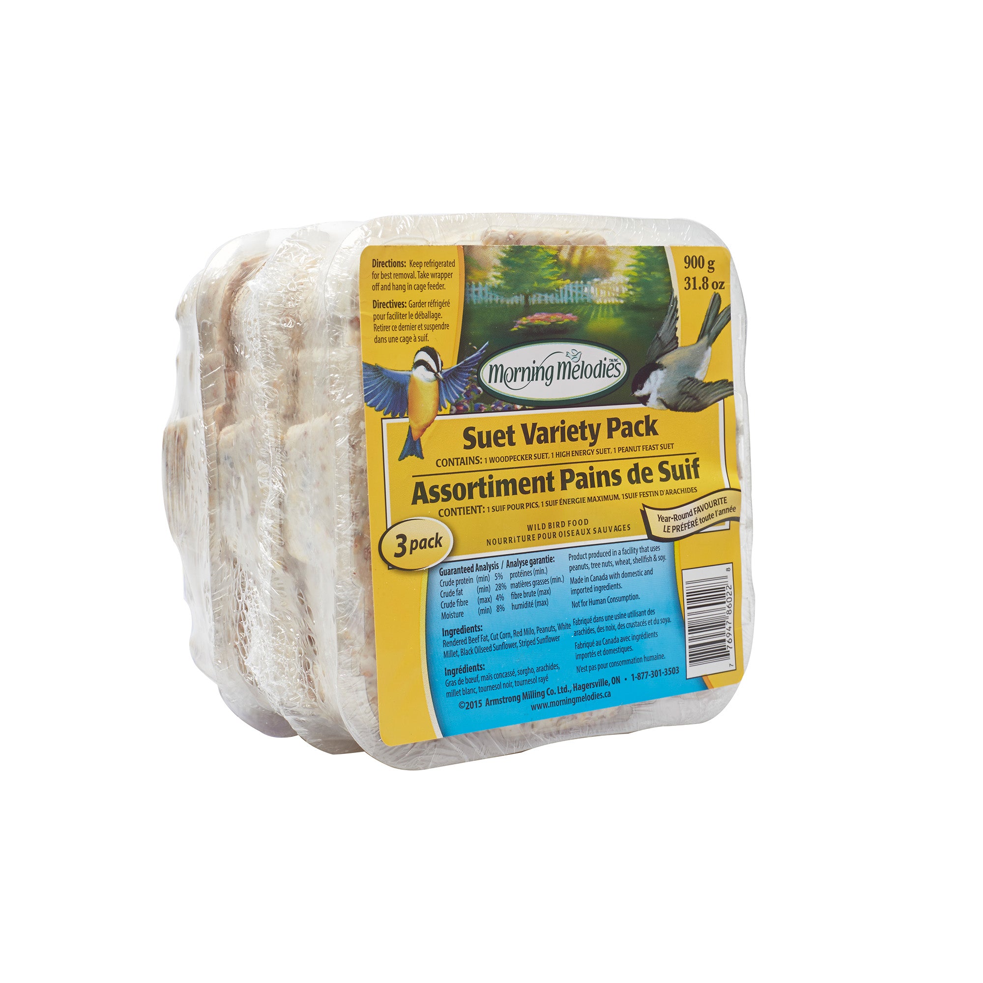 Assortiment de pains de suif, 3 x 300 g