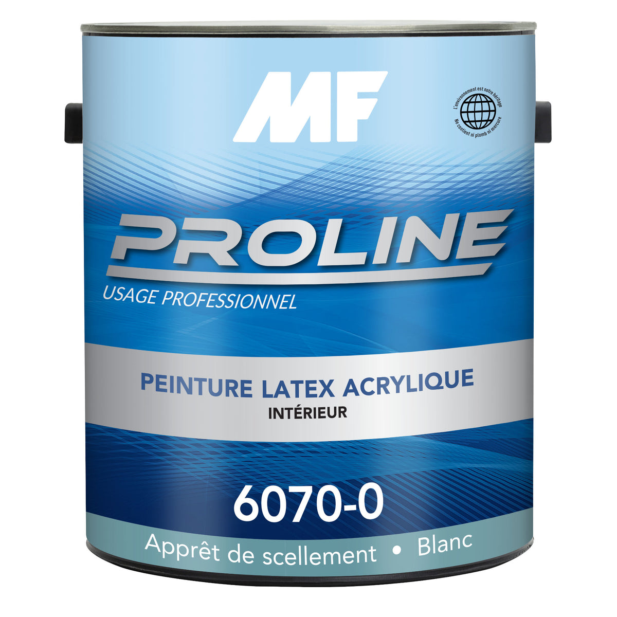 Peinture intérieur Proline, latex, couche de fond, blanc, 18,9 litres