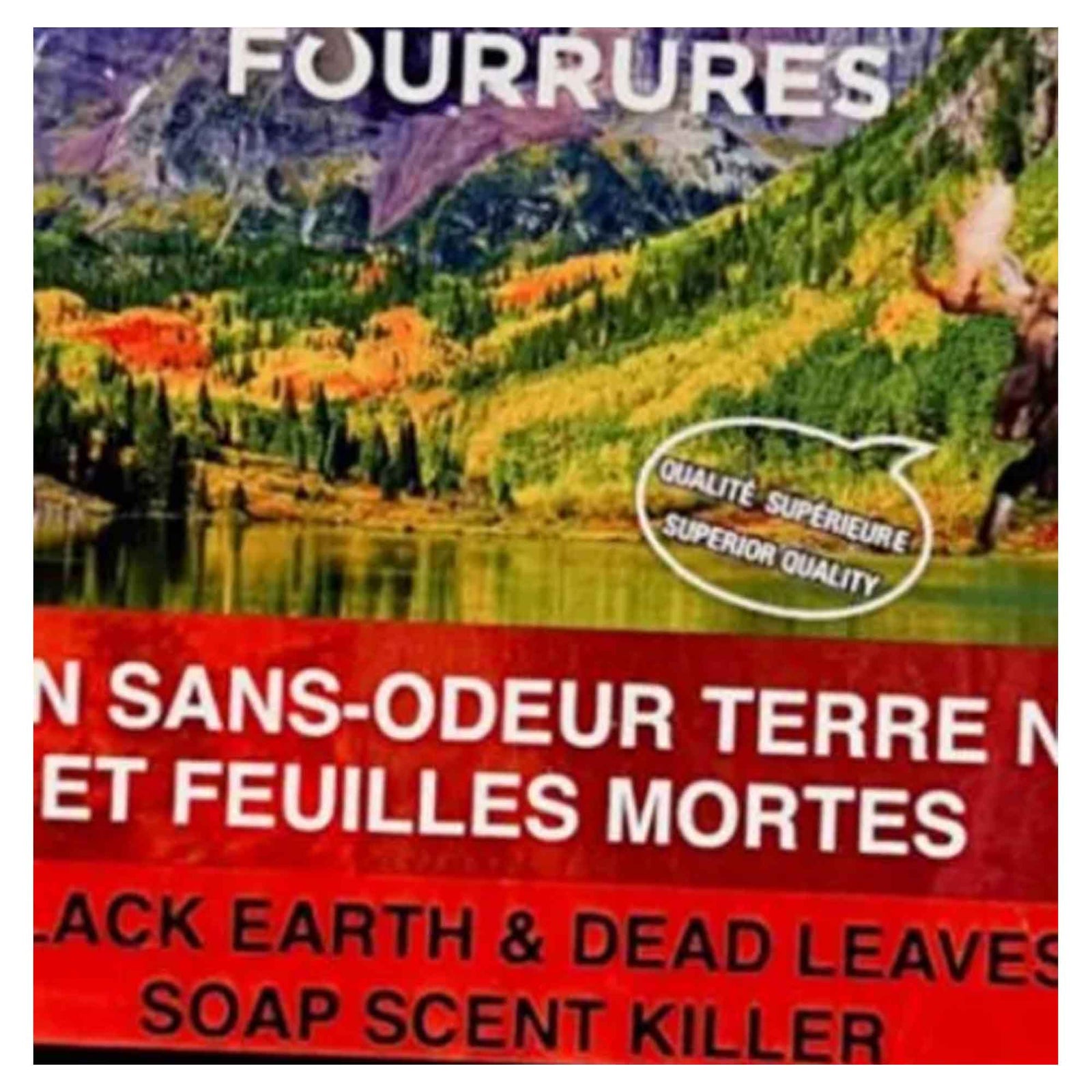 Savon, terre noire et feuilles mortes, 115 gr